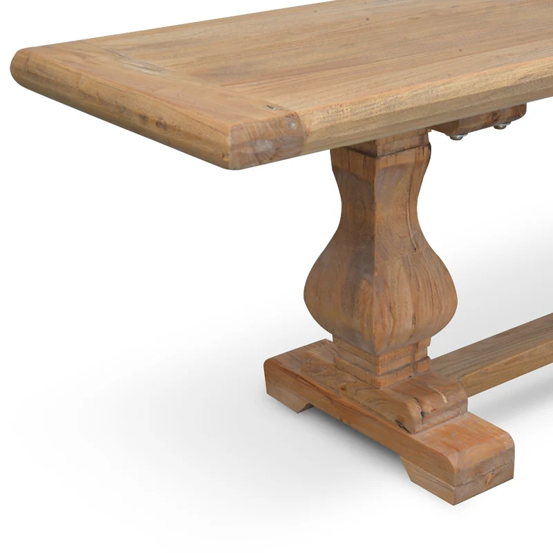 CDB2088 2m Reclaimed ELM Wood Bench - Natural - Image 5
