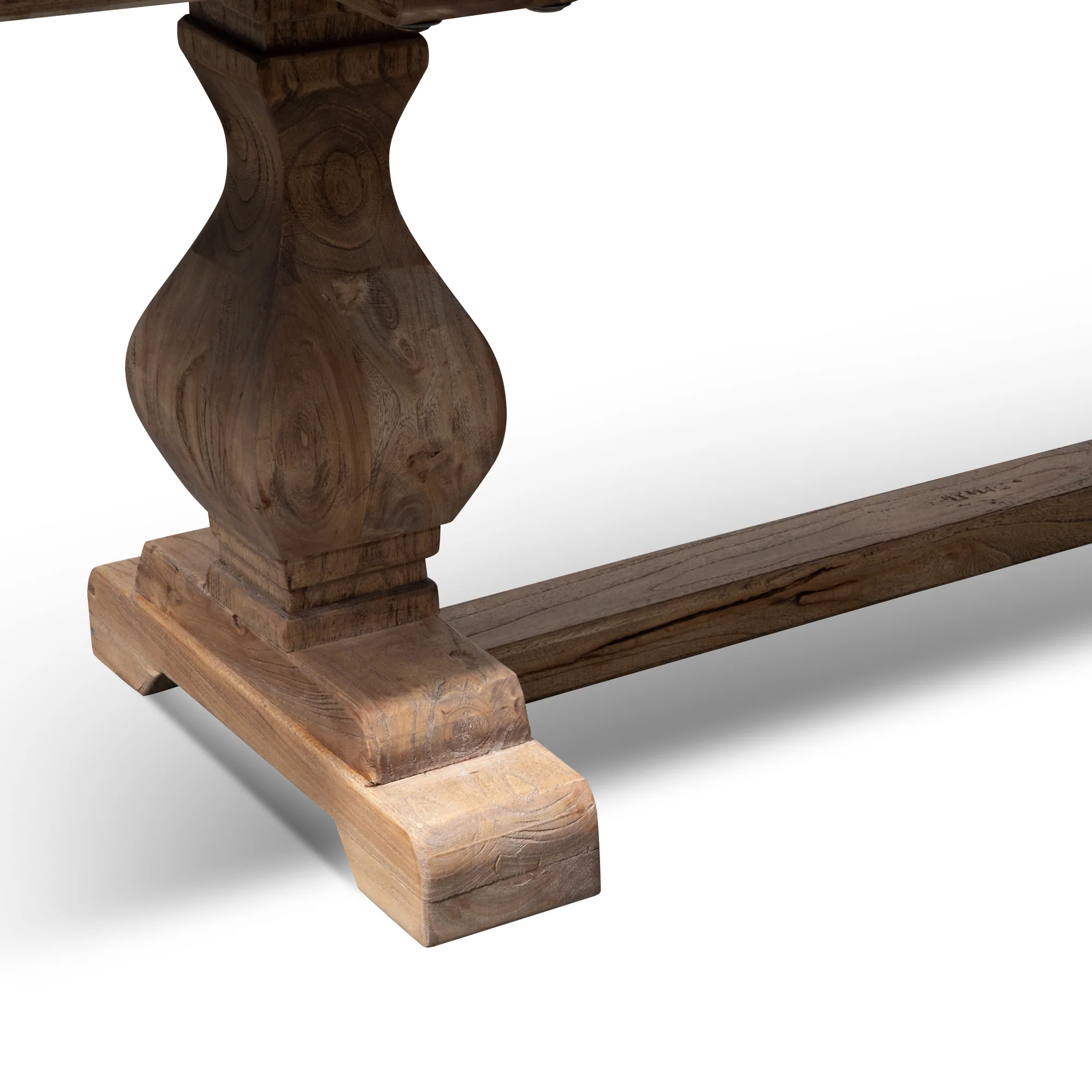 CDB2931 - Reclaimed ELM 2.4m Wood Bench - Natural - Image 7