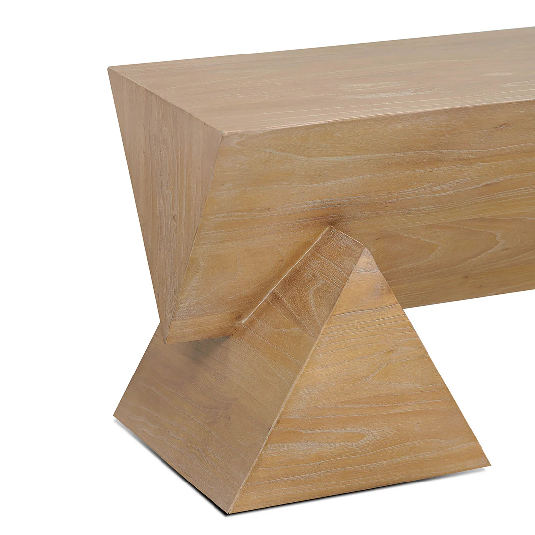 CDB8287-NI 1.9m Elm Bench - Natural - Image 4