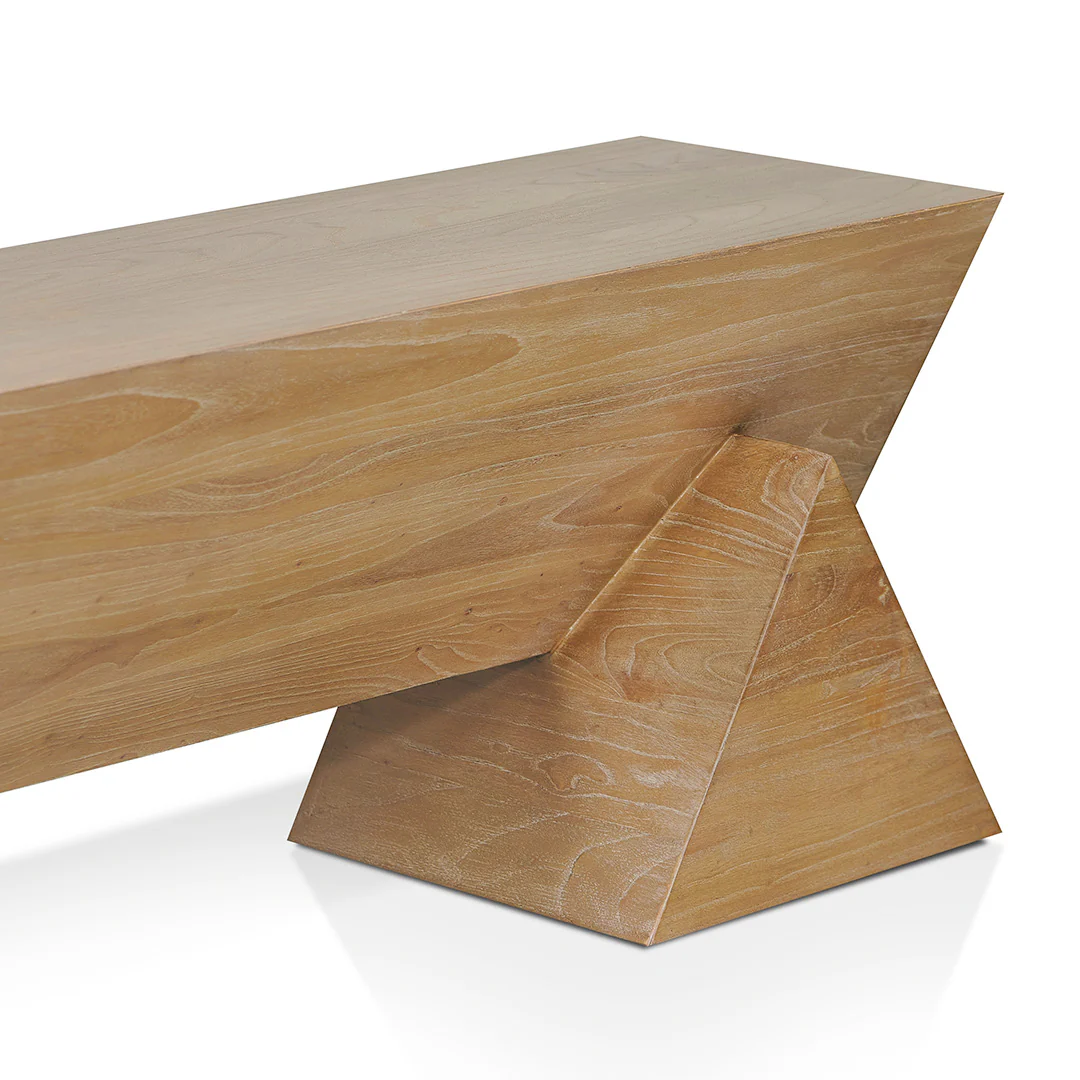 CDB8287-NI 1.9m Elm Bench - Natural - Image 6