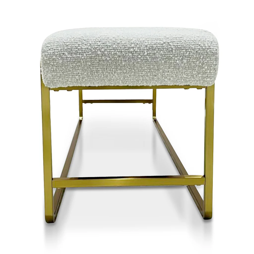 CDB8946-BS 1.52m Bench - Pearl Grey Boucle - Image 6