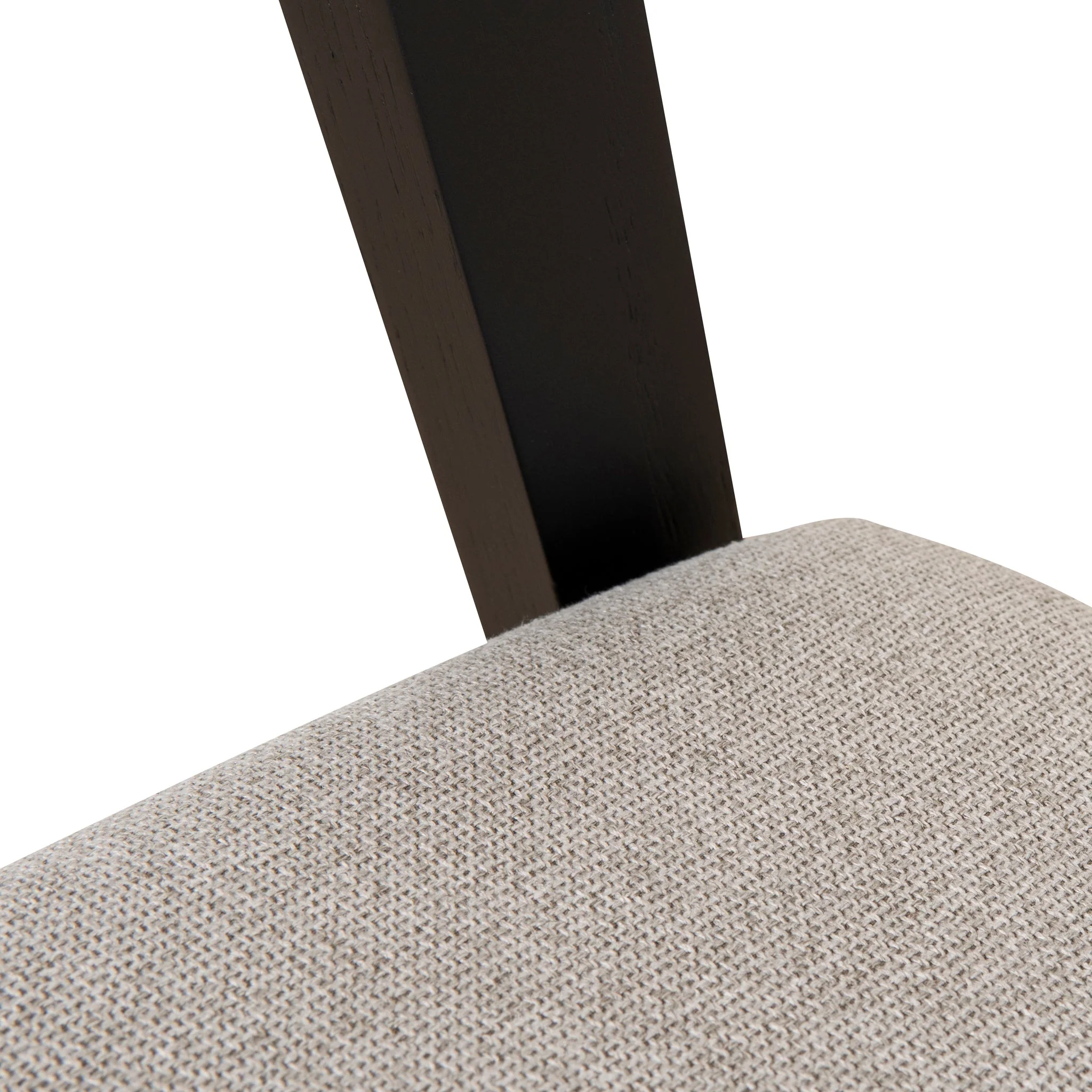 CDC10054-SDx2 Black Dining Chair - Grey Seat (Set of 2) - Image 11