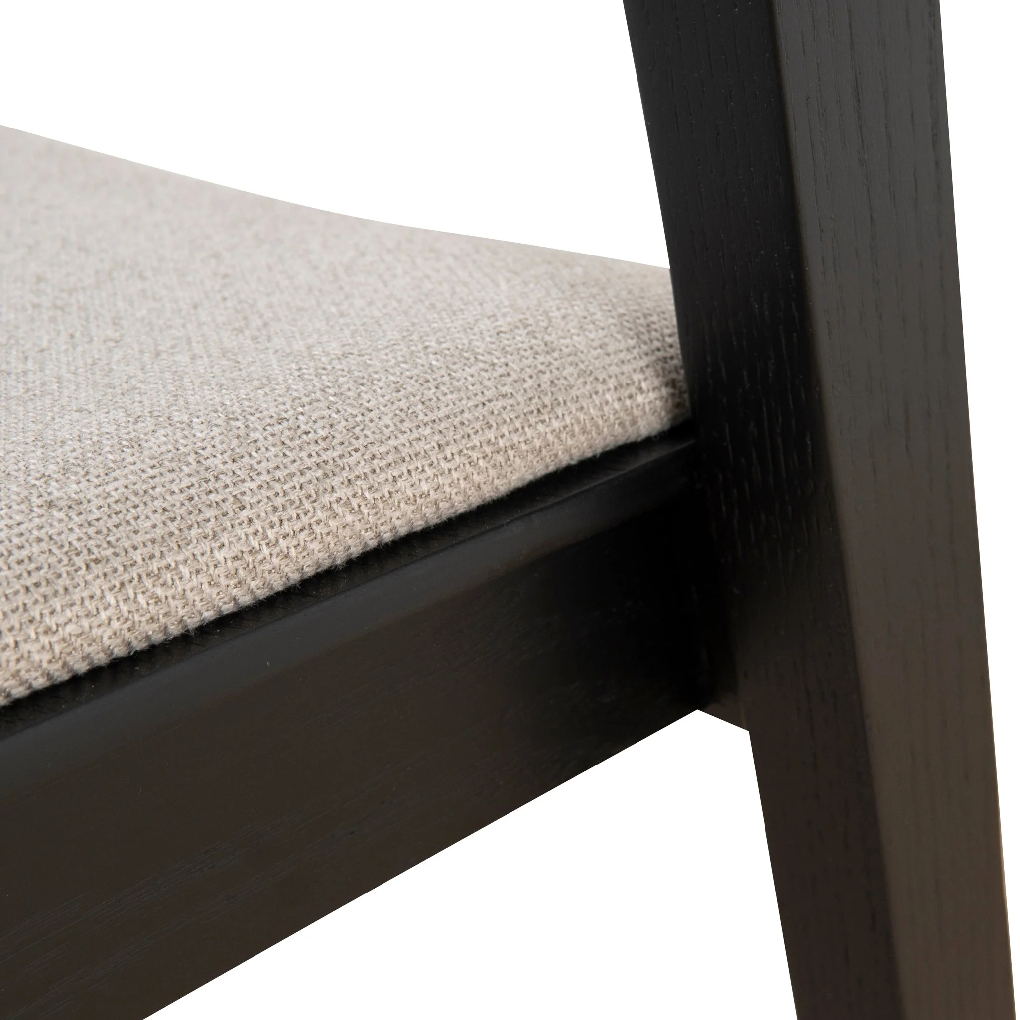 CDC10054-SDx2 Black Dining Chair - Grey Seat (Set of 2) - Image 12
