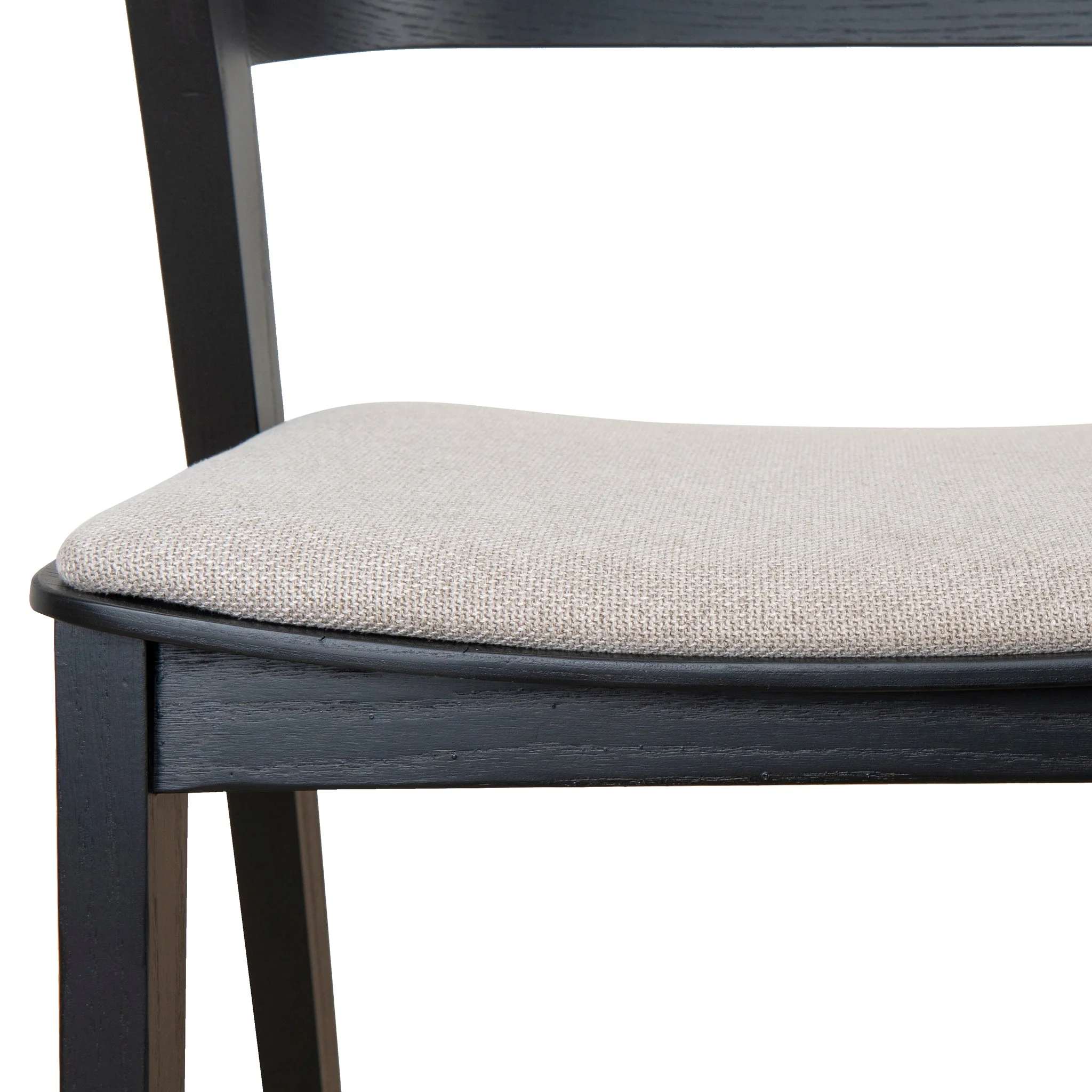 CDC10054-SDx2 Black Dining Chair - Grey Seat (Set of 2) - Image 16