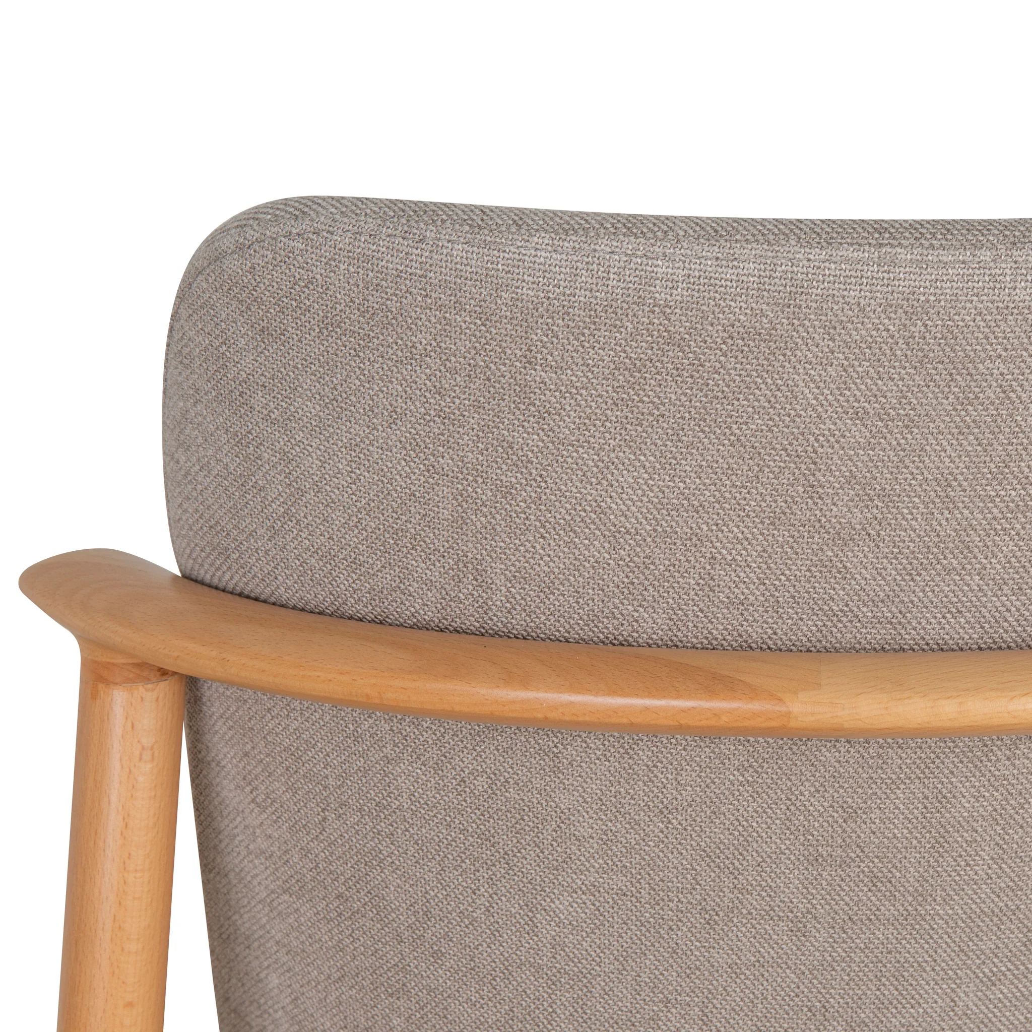 CDC10056-SDx2 Natural Dining Chair - Grey Seat (Set of 2) - Image 12