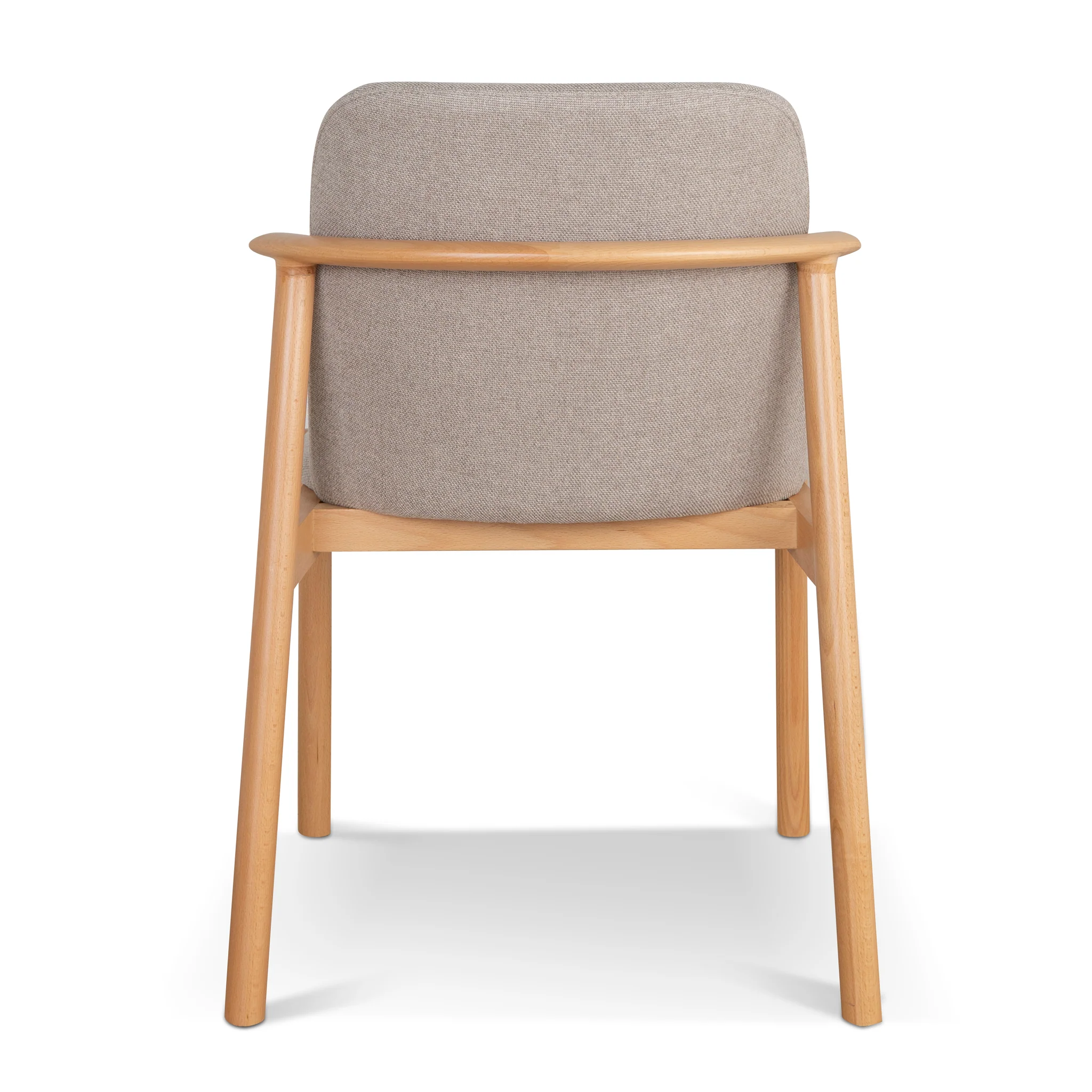 CDC10056-SDx2 Natural Dining Chair - Grey Seat (Set of 2) - Image 7
