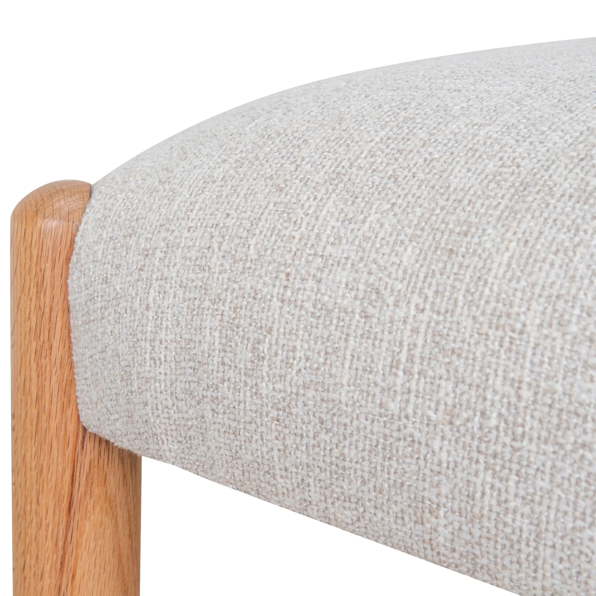 CDC10148-MY Fabric Dining Chair - Coastal Beige (Set of 2) - Image 11