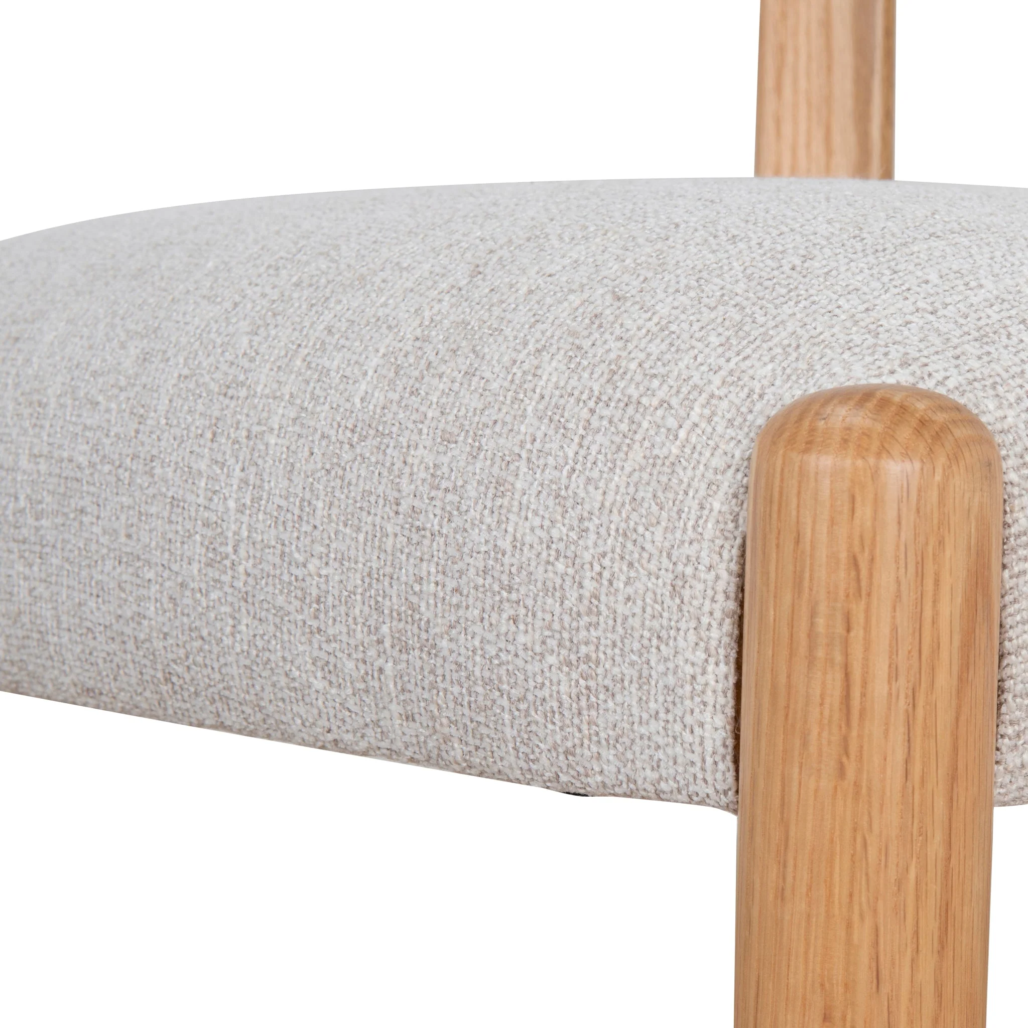CDC10148-MY Fabric Dining Chair - Coastal Beige (Set of 2) - Image 12