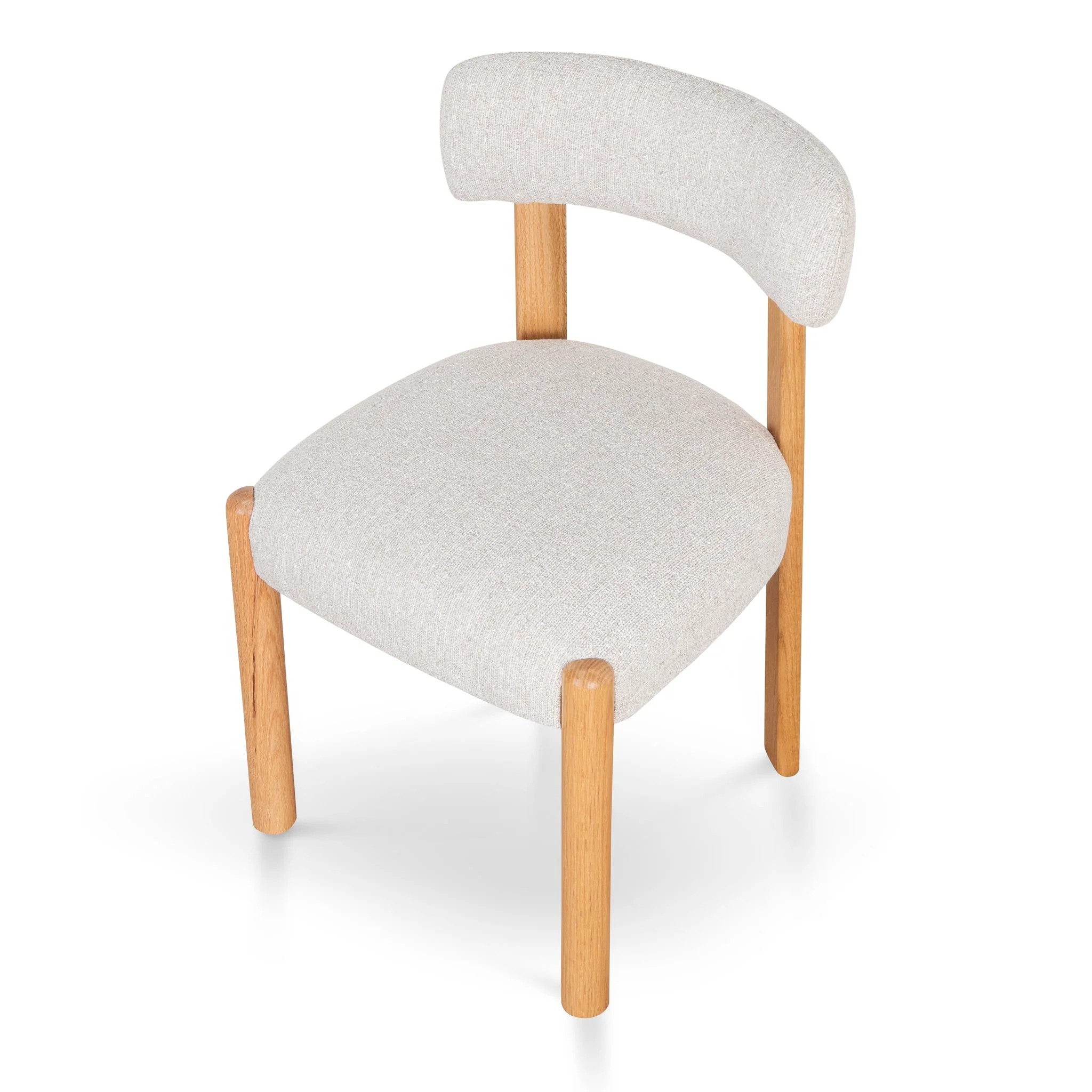 CDC10148-MY Fabric Dining Chair - Coastal Beige (Set of 2) - Image 6