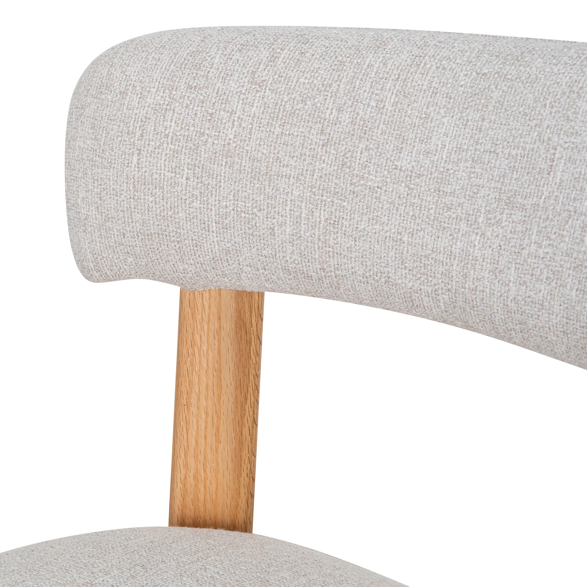 CDC10148-MY Fabric Dining Chair - Coastal Beige (Set of 2) - Image 9