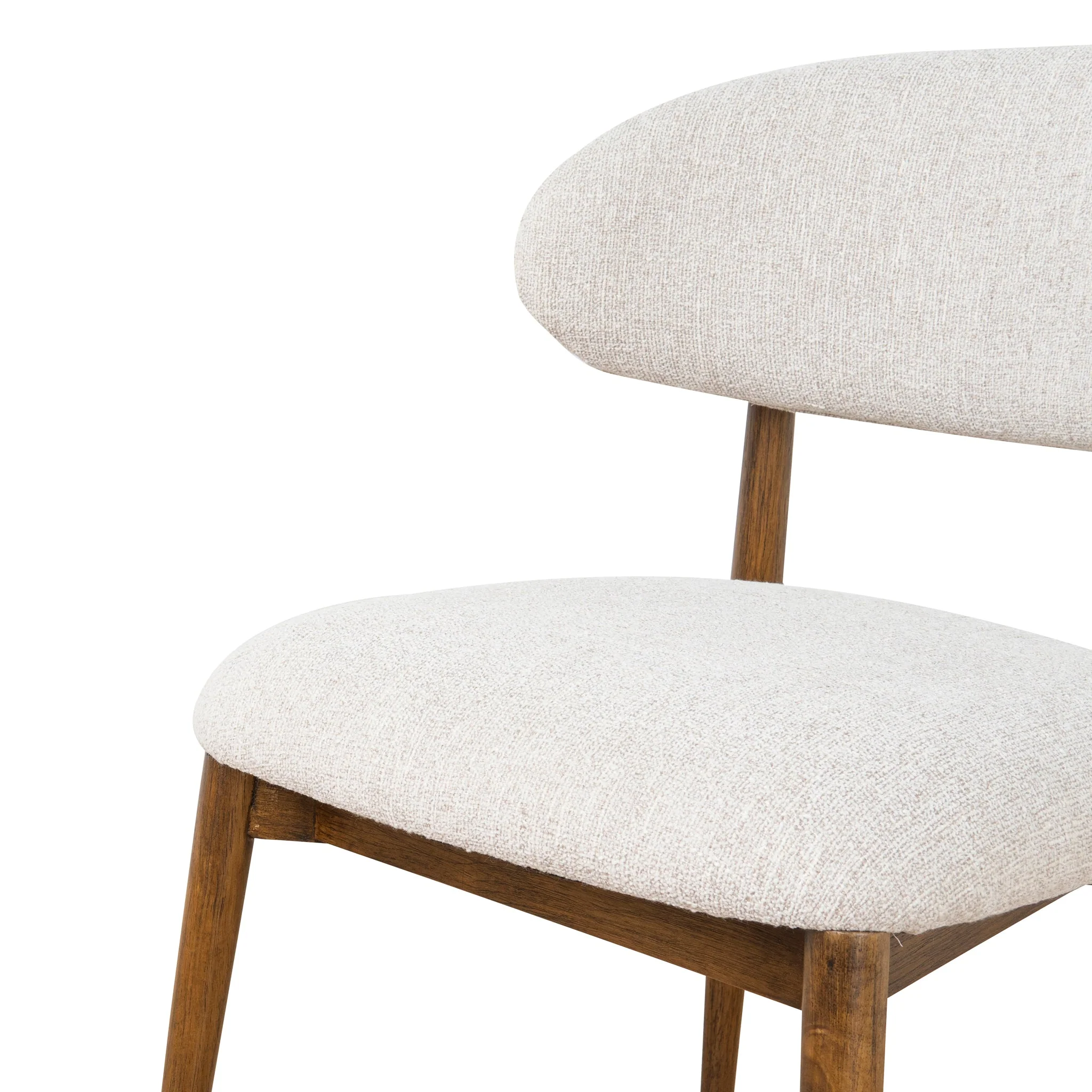 CDC10152-MY Coastal Beige Dining Chair - Walnut - Image 13