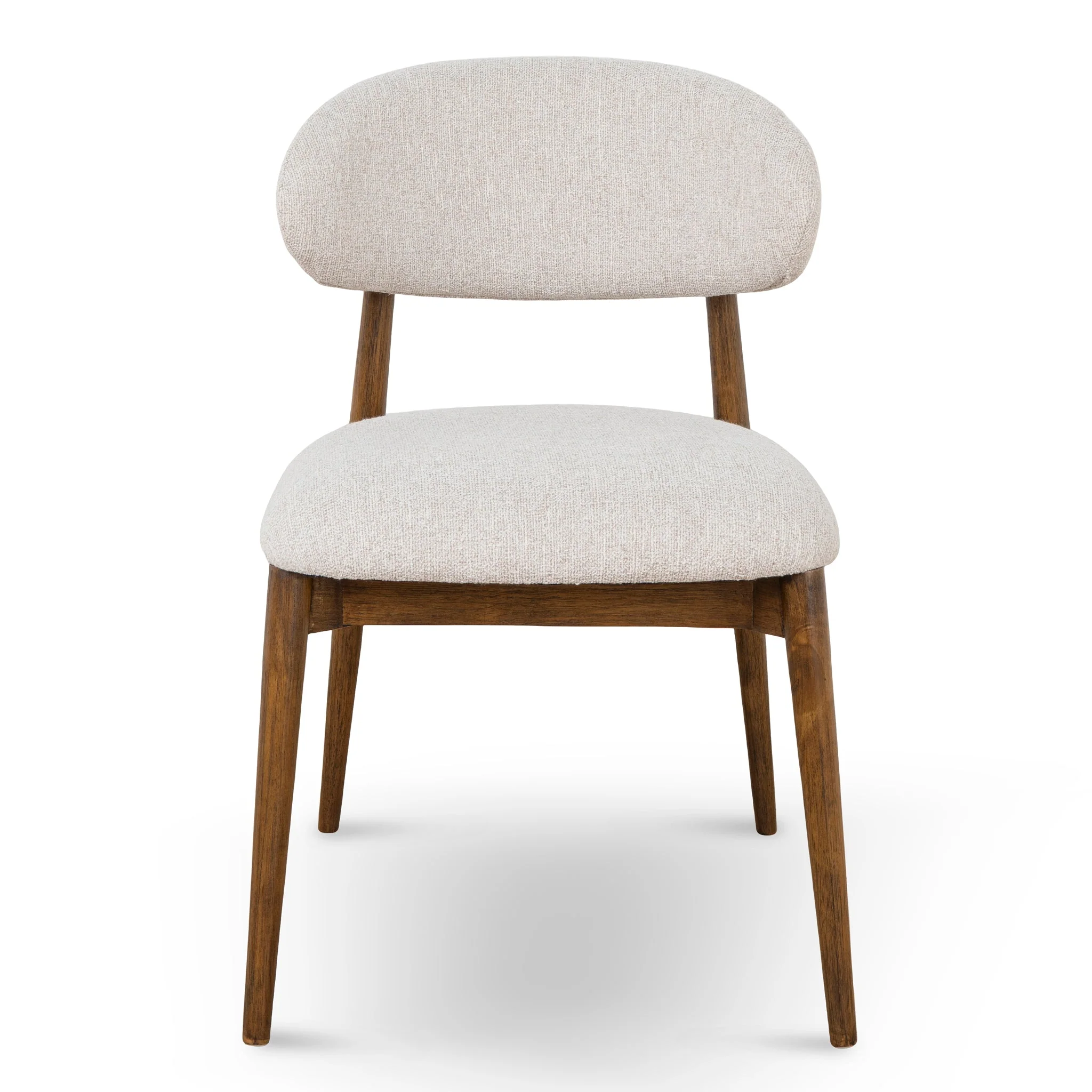 CDC10152-MY Coastal Beige Dining Chair - Walnut - Image 2
