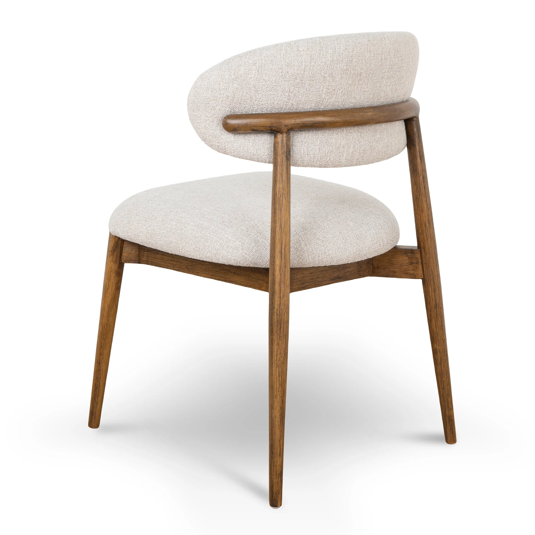 CDC10152-MY Coastal Beige Dining Chair - Walnut - Image 4