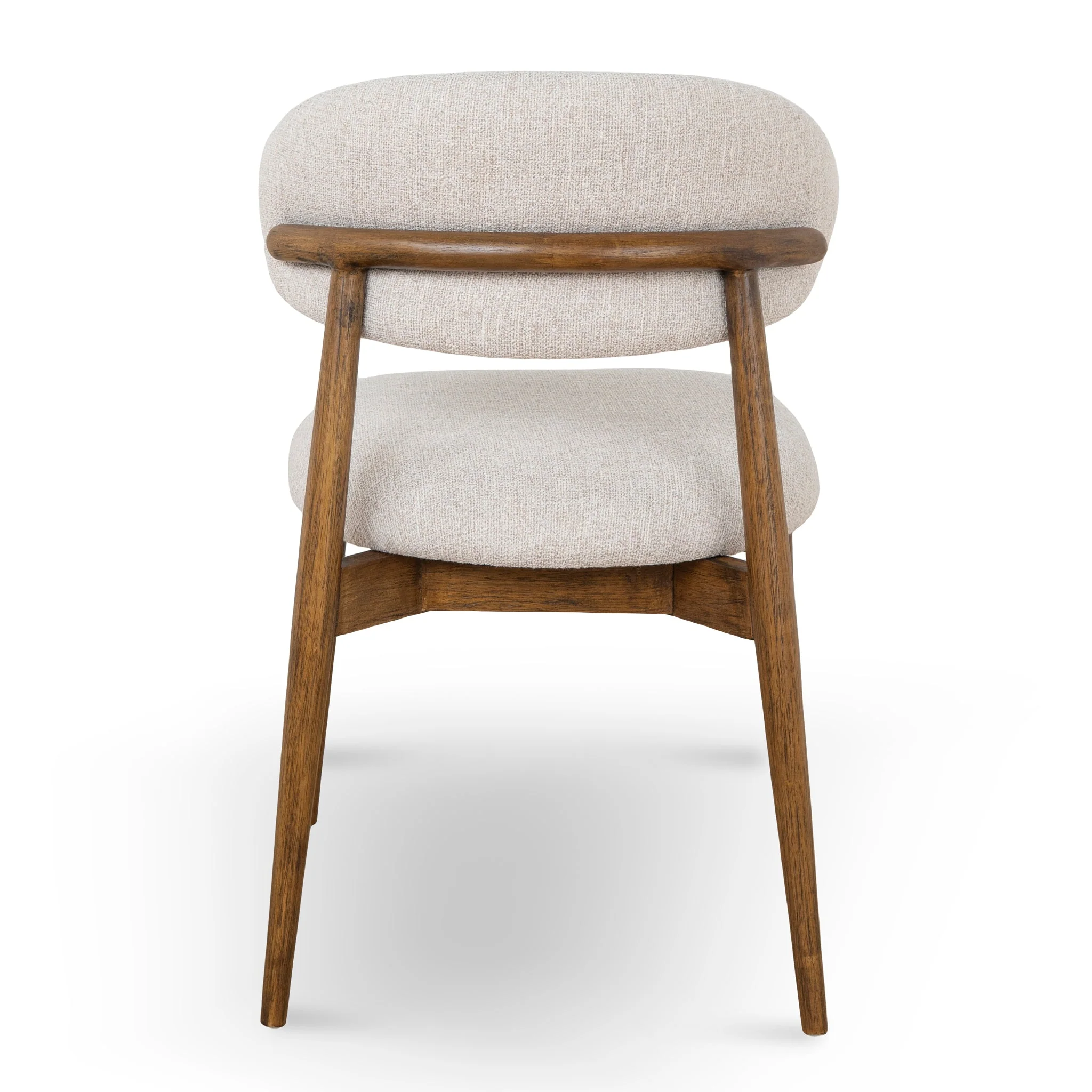 CDC10152-MY Coastal Beige Dining Chair - Walnut - Image 5