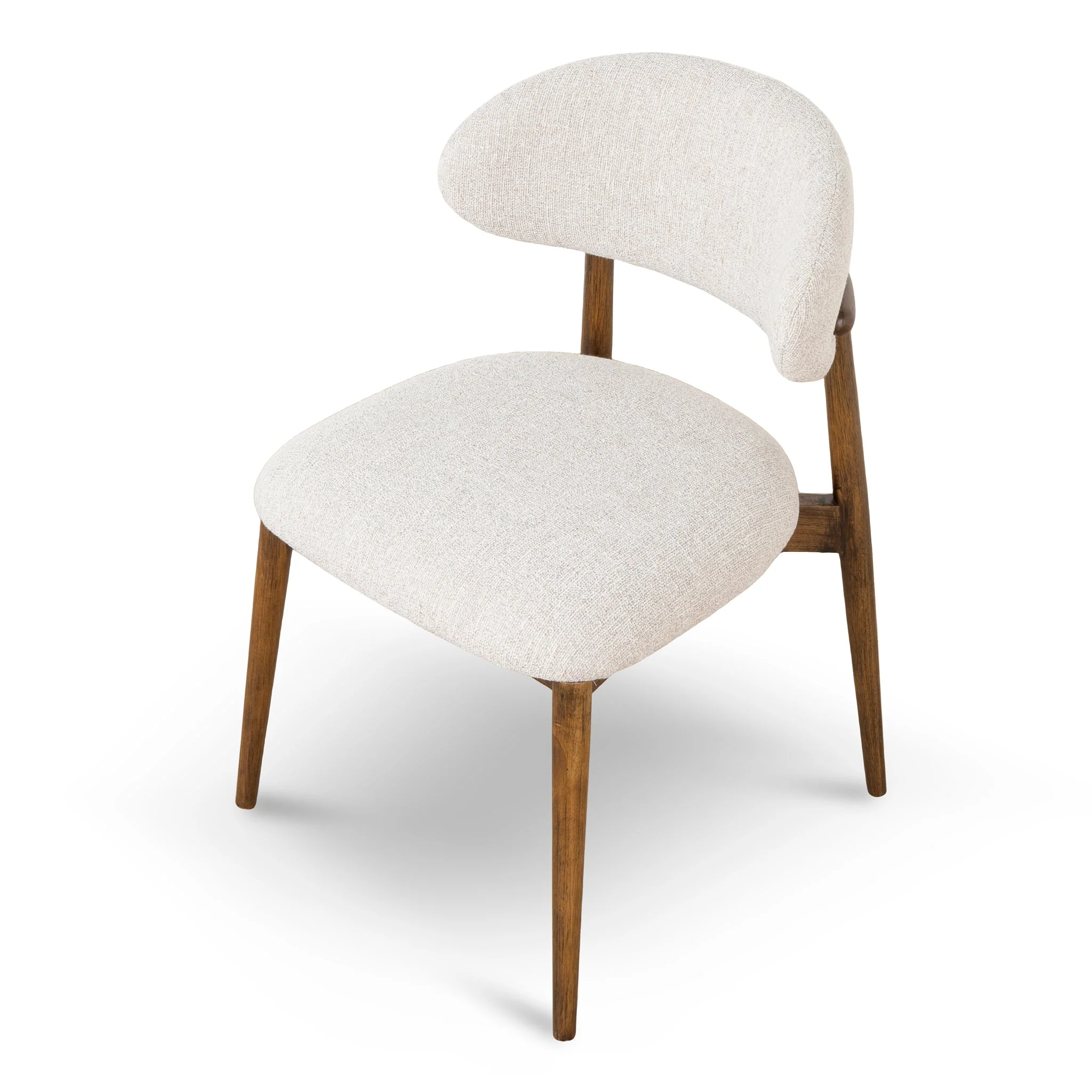 CDC10152-MY Coastal Beige Dining Chair - Walnut - Image 6
