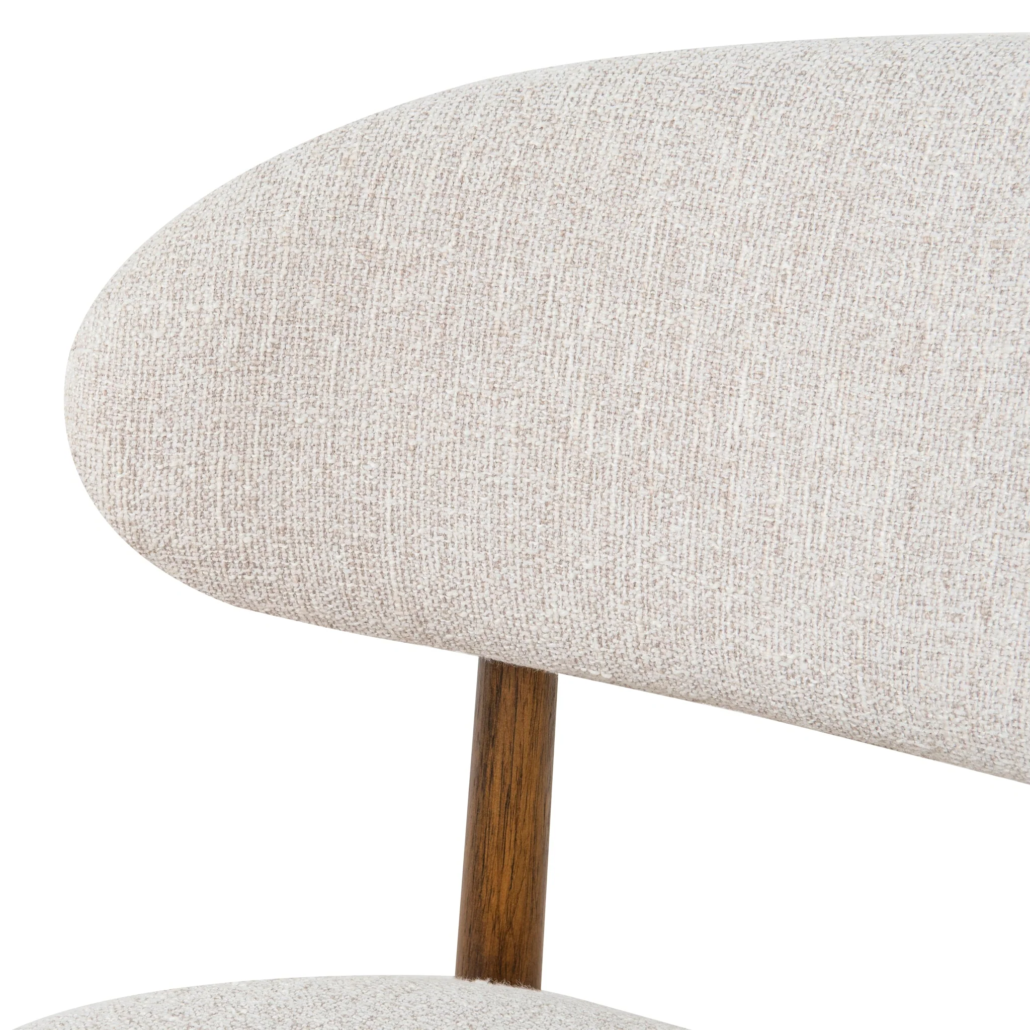 CDC10152-MY Coastal Beige Dining Chair - Walnut - Image 8