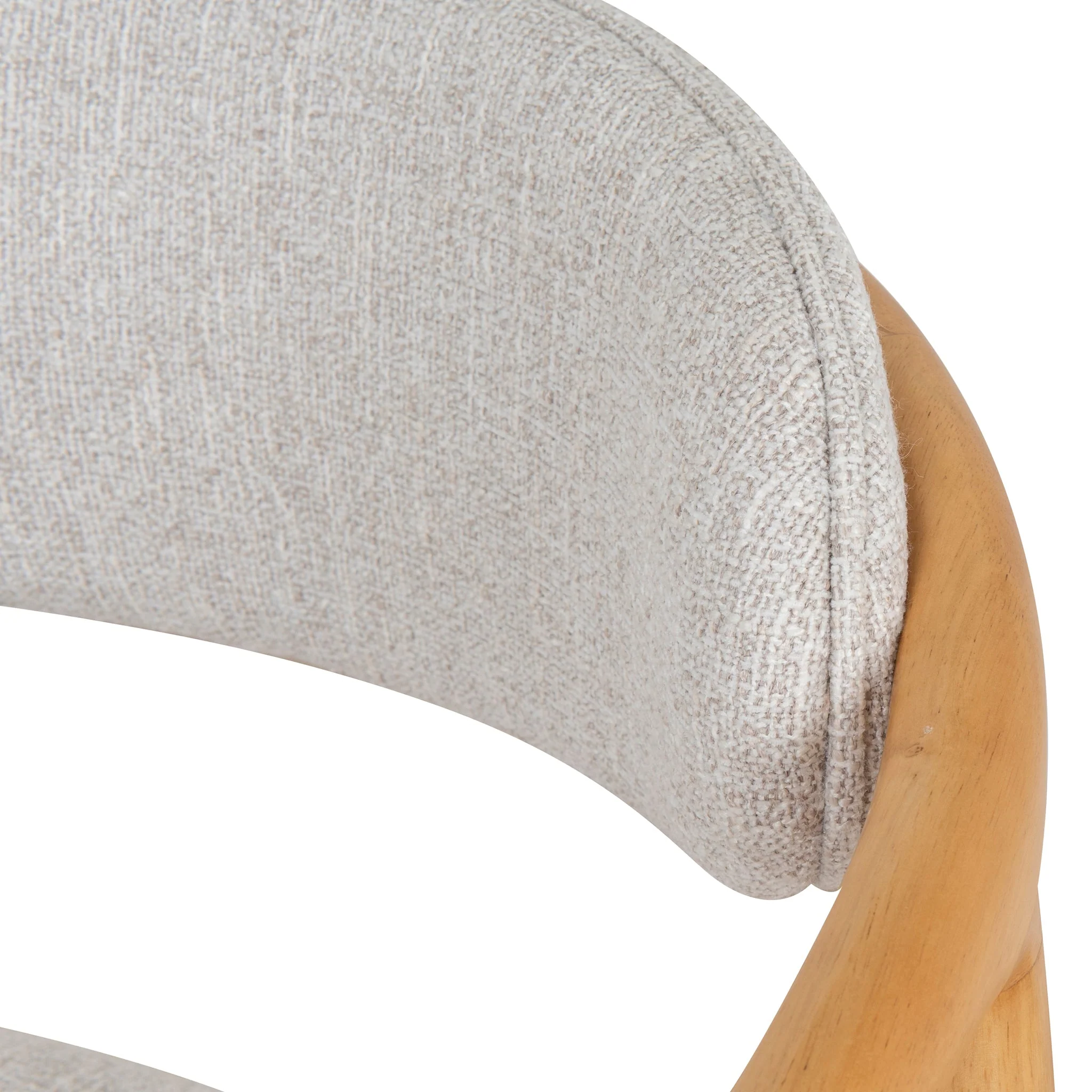 CDC10154-MY Coastal Beige Dining Chair - Natural - Image 9