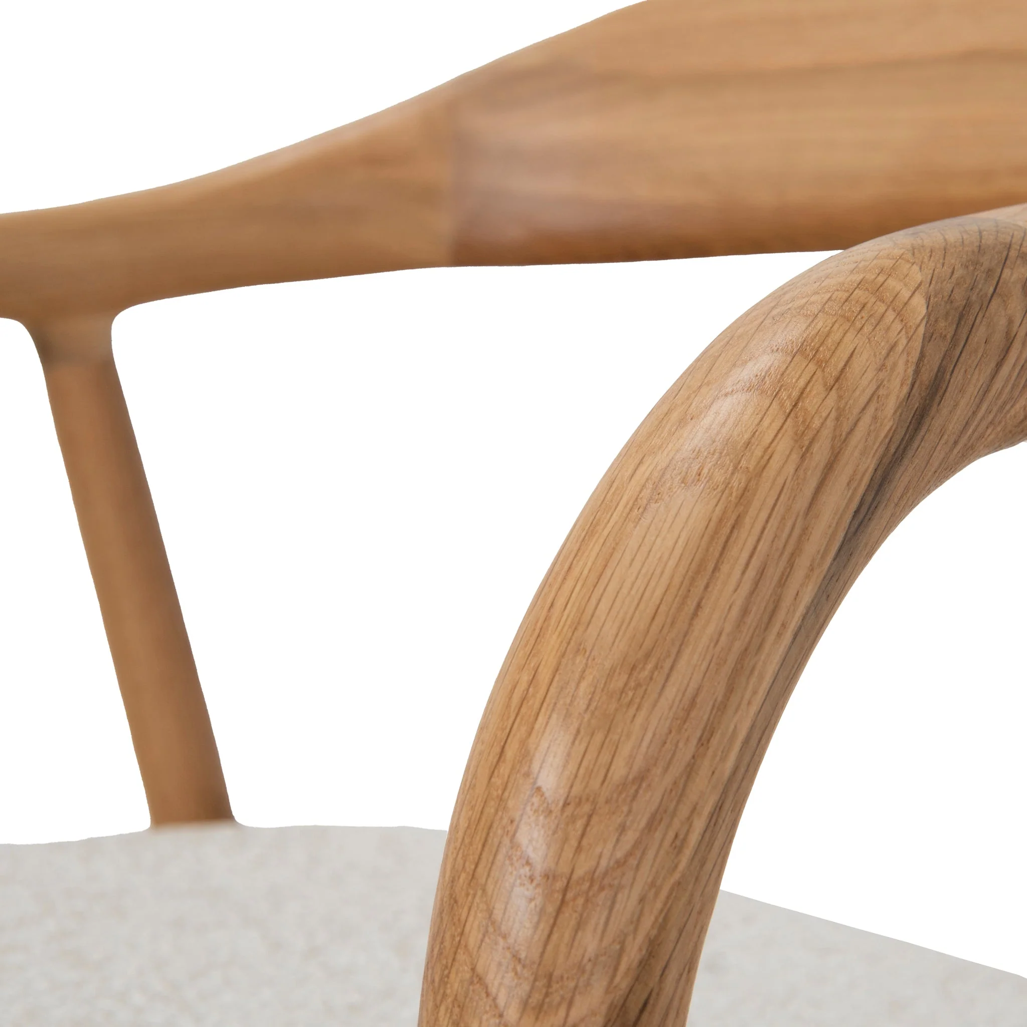 CDC10183-SD Natural Dining Armchair - Beige (Set of 2) - Image 14