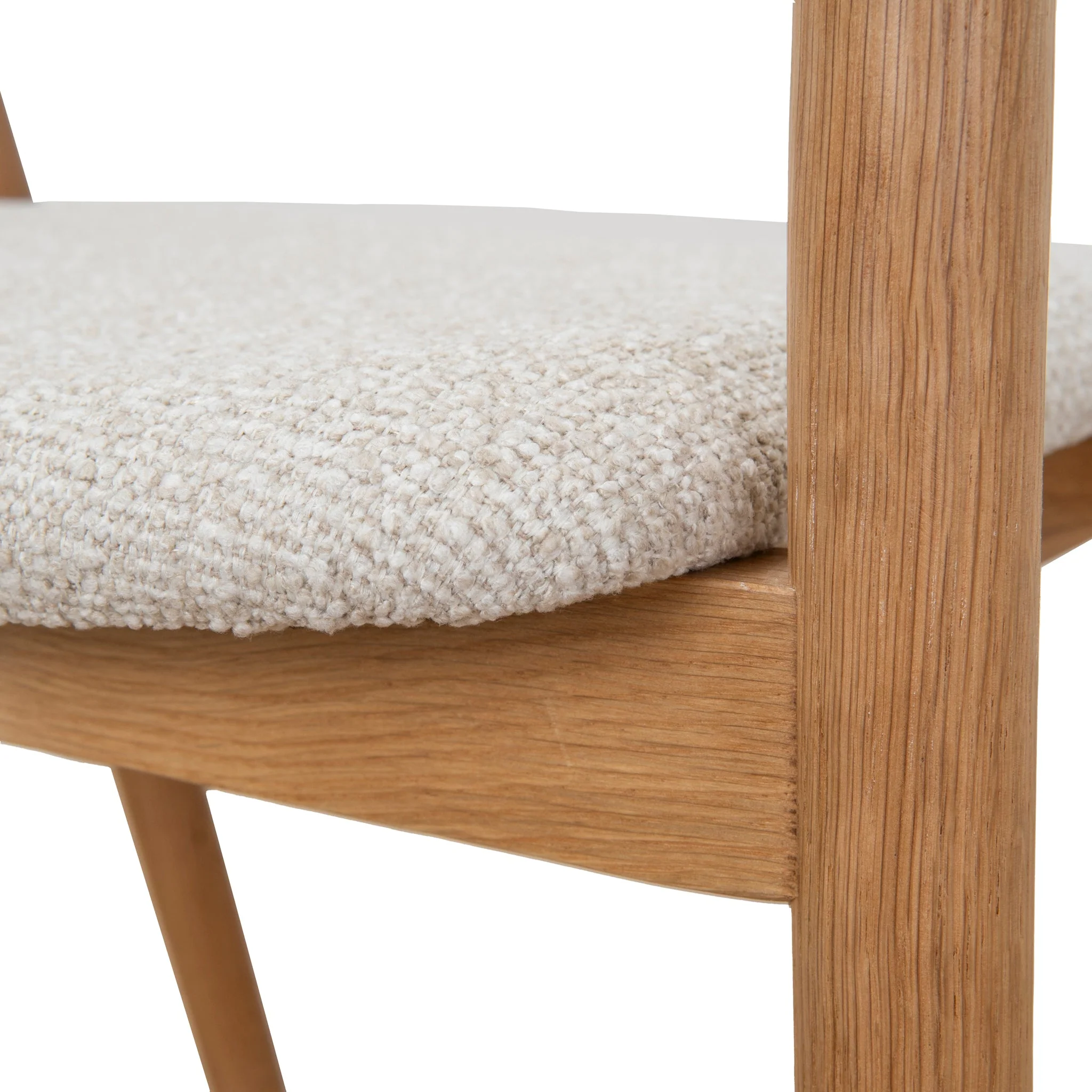 CDC10183-SD Natural Dining Armchair - Beige (Set of 2) - Image 15