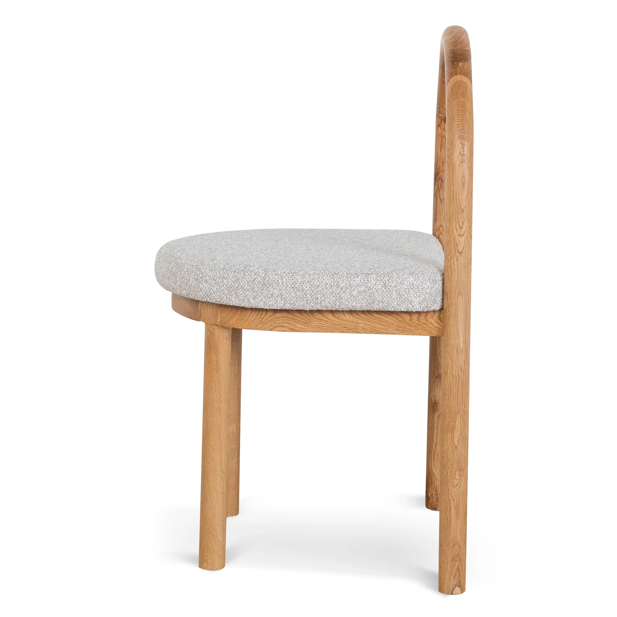 CDC10201-LJ Natural Dining Chair - Clay Grey (Set of 2) - Image 4