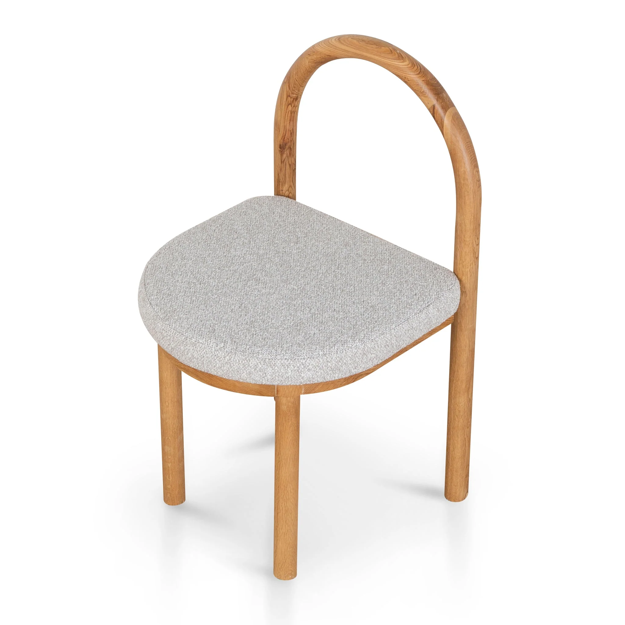 CDC10201-LJ Natural Dining Chair - Clay Grey (Set of 2) - Image 5