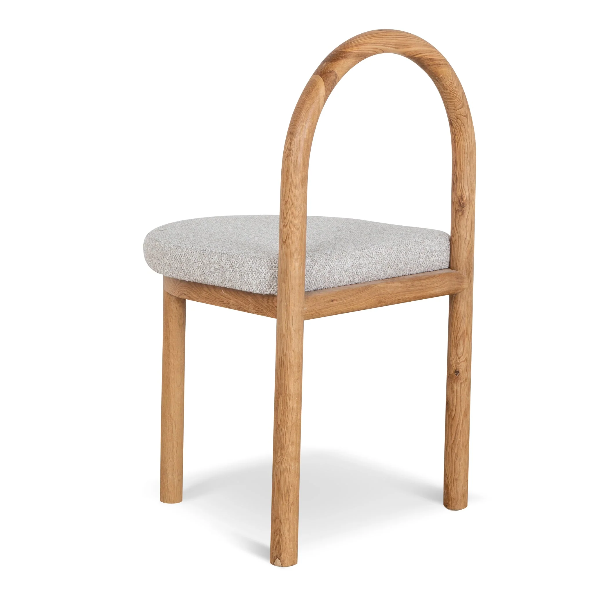 CDC10201-LJ Natural Dining Chair - Clay Grey (Set of 2) - Image 6