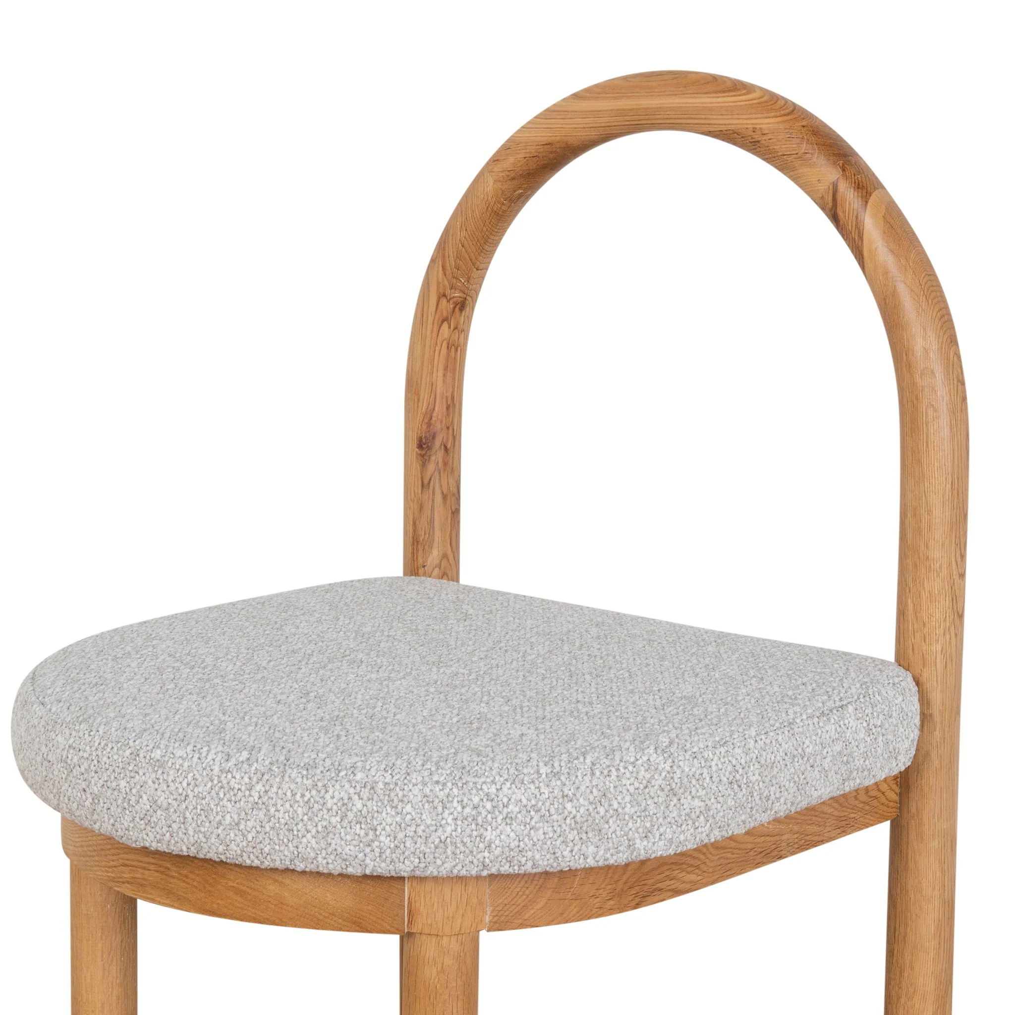 CDC10201-LJ Natural Dining Chair - Clay Grey (Set of 2) - Image 8