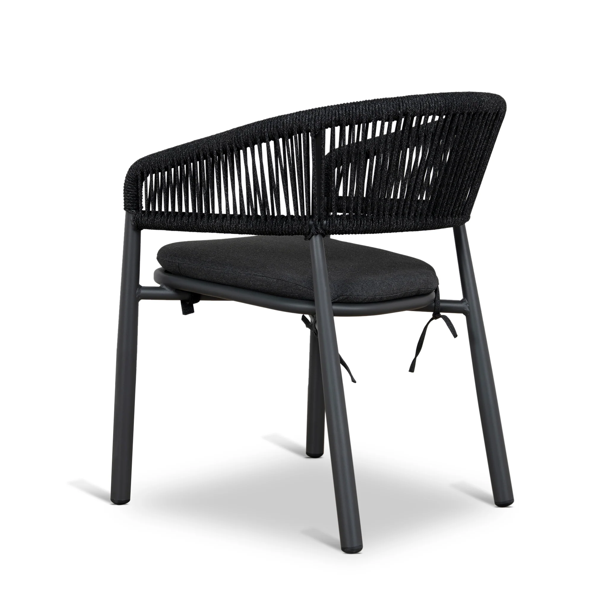 CDC10303-ID Outdoor Dining Chair - Charcoal (Set of 2) - Image 5