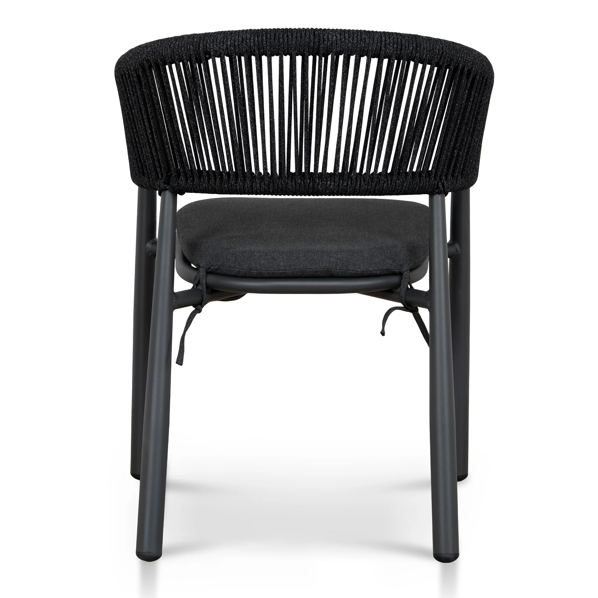 CDC10303-ID Outdoor Dining Chair - Charcoal (Set of 2) - Image 6