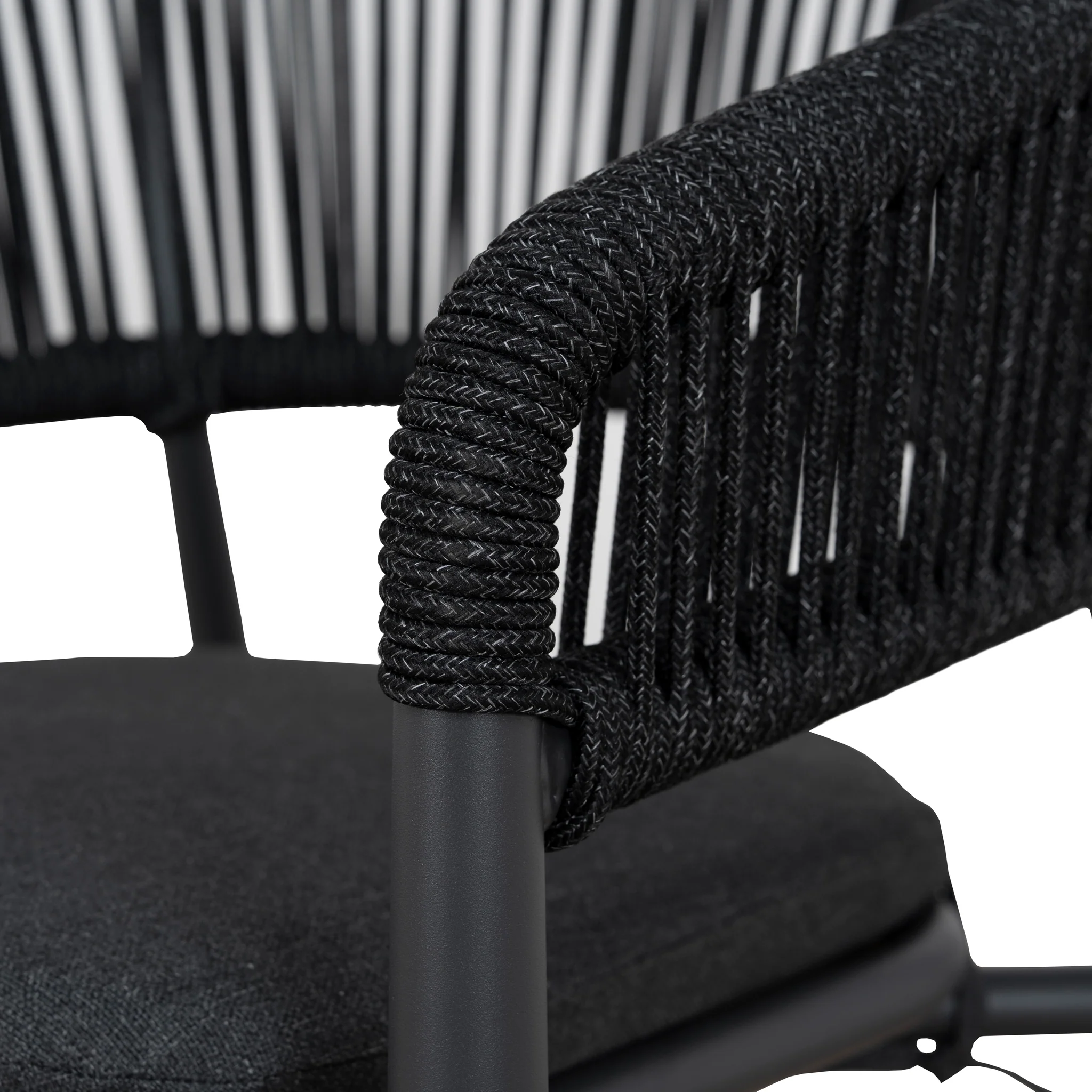 CDC10303-ID Outdoor Dining Chair - Charcoal (Set of 2) - Image 8