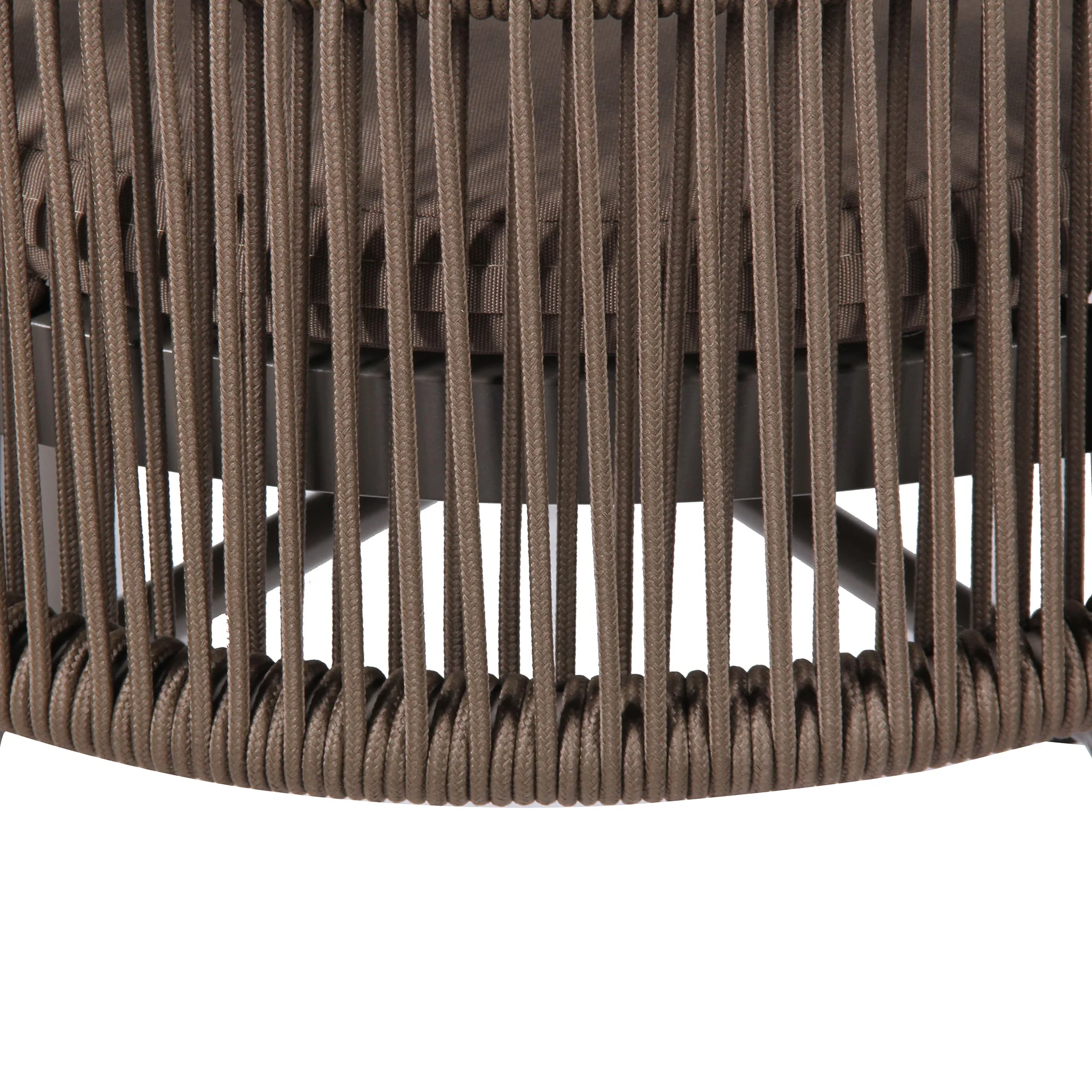 CDC10312-IDx2 Beige Outdoor Dining Chair - Brown (Set of 2) - Image 11