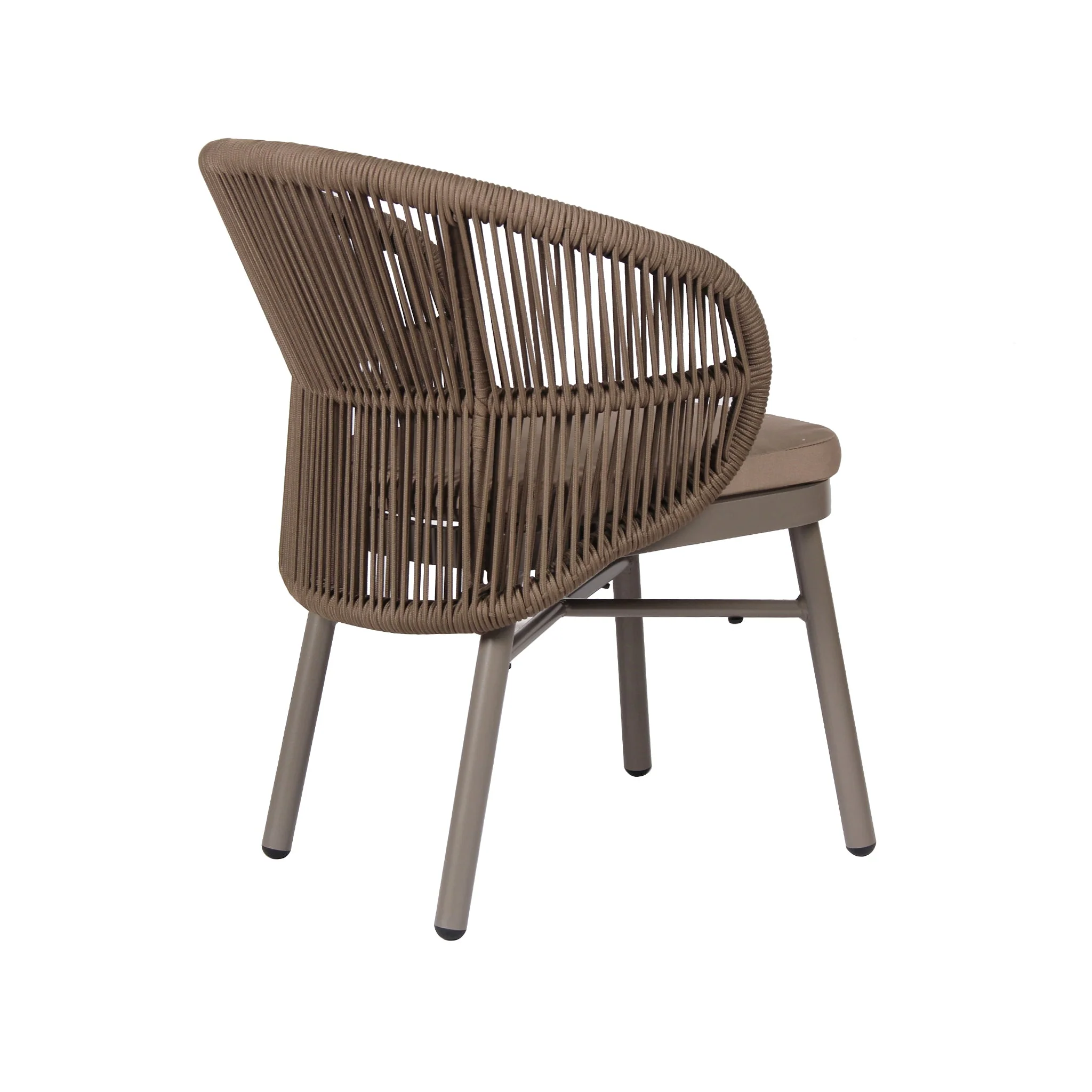 CDC10312-IDx2 Beige Outdoor Dining Chair - Brown (Set of 2) - Image 6