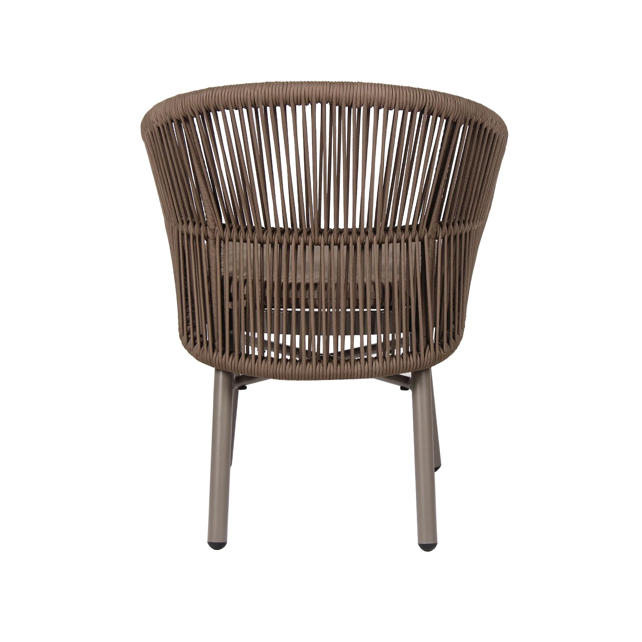 CDC10312-IDx2 Beige Outdoor Dining Chair - Brown (Set of 2) - Image 7