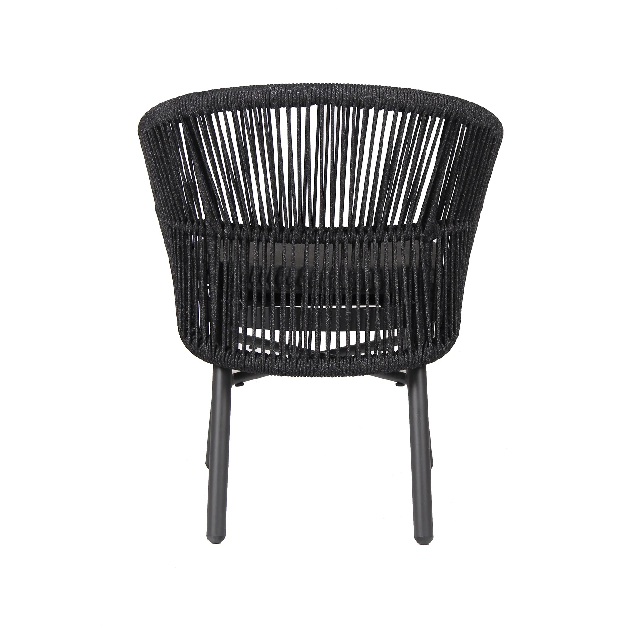 CDC10314-ID Outdoor Dining Chair - Charcoal (Set of 2) - Image 7