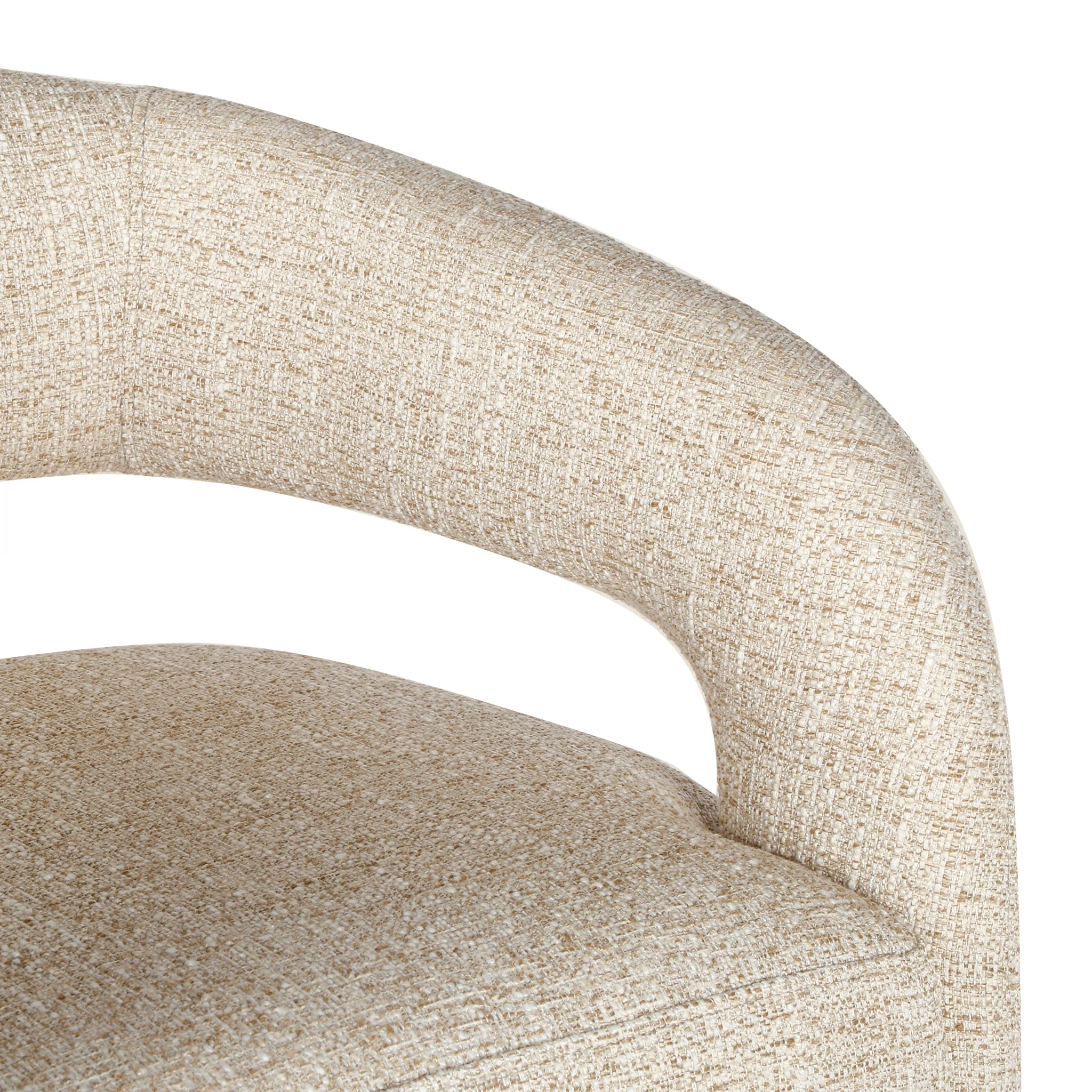 CDC10335-CI Dining Chair - Pale Beige - Image 6