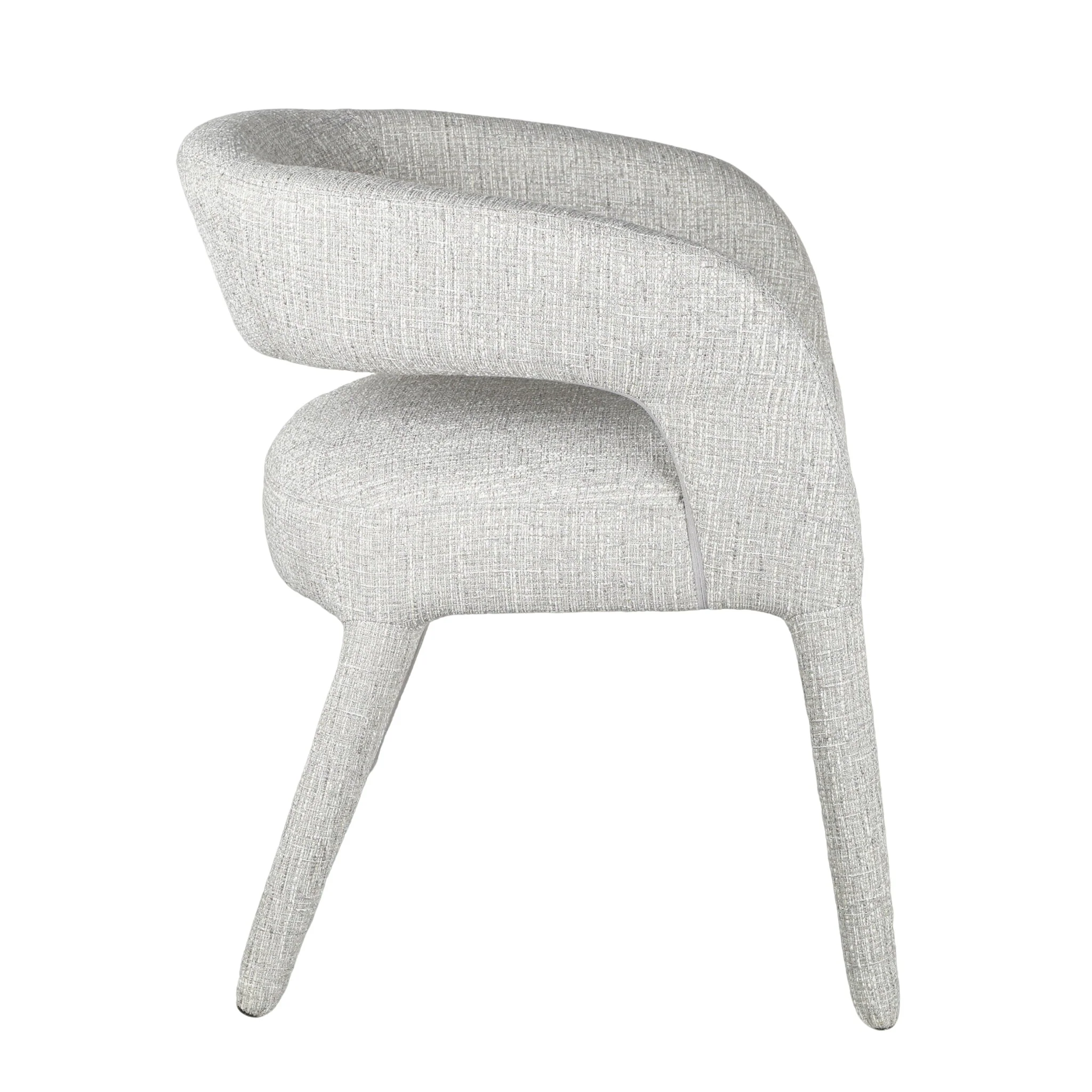 CDC10336-CI Dining Chair - Chrome Grey - Image 4