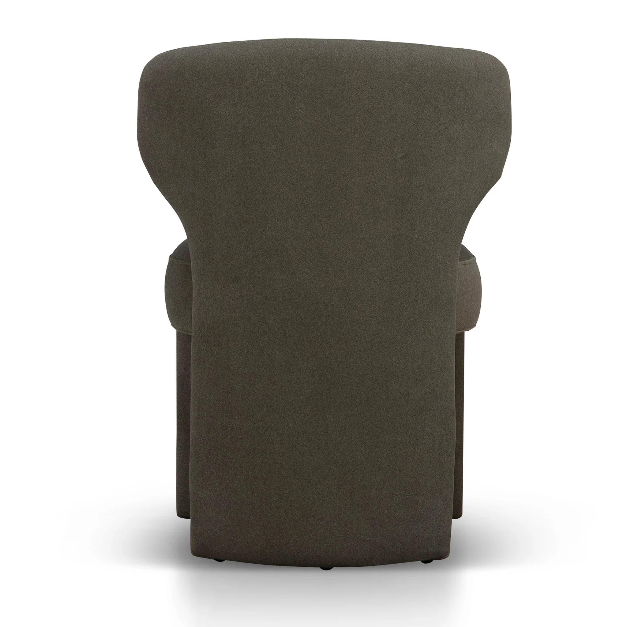 CDC10349-FH Fabric Dining Chair - Dark Moss Green - Image 5