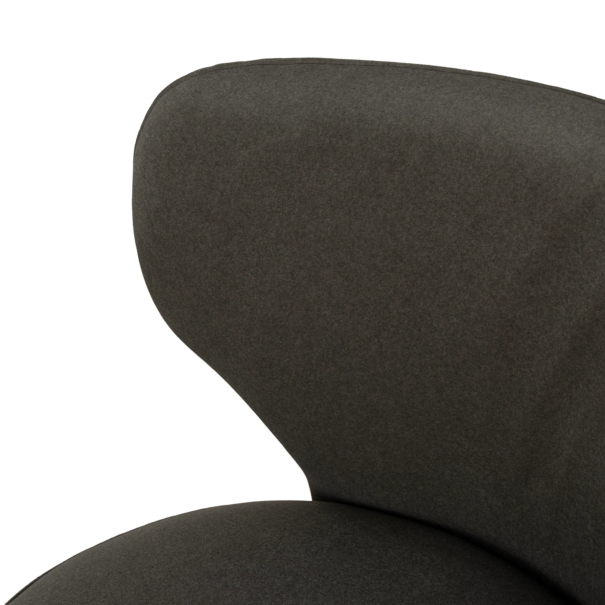 CDC10349-FH Fabric Dining Chair - Dark Moss Green - Image 7