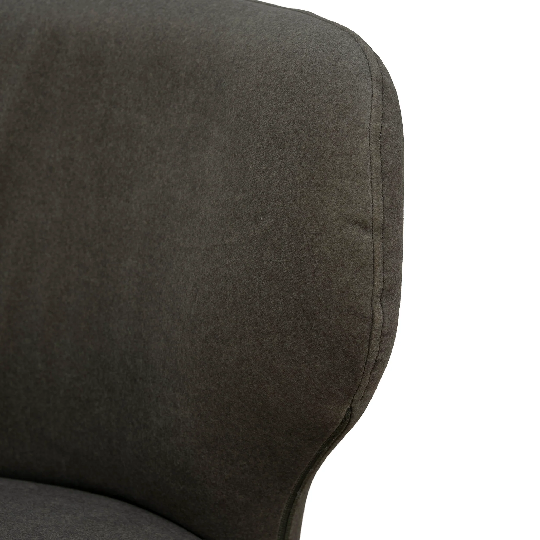 CDC10349-FH Fabric Dining Chair - Dark Moss Green - Image 8