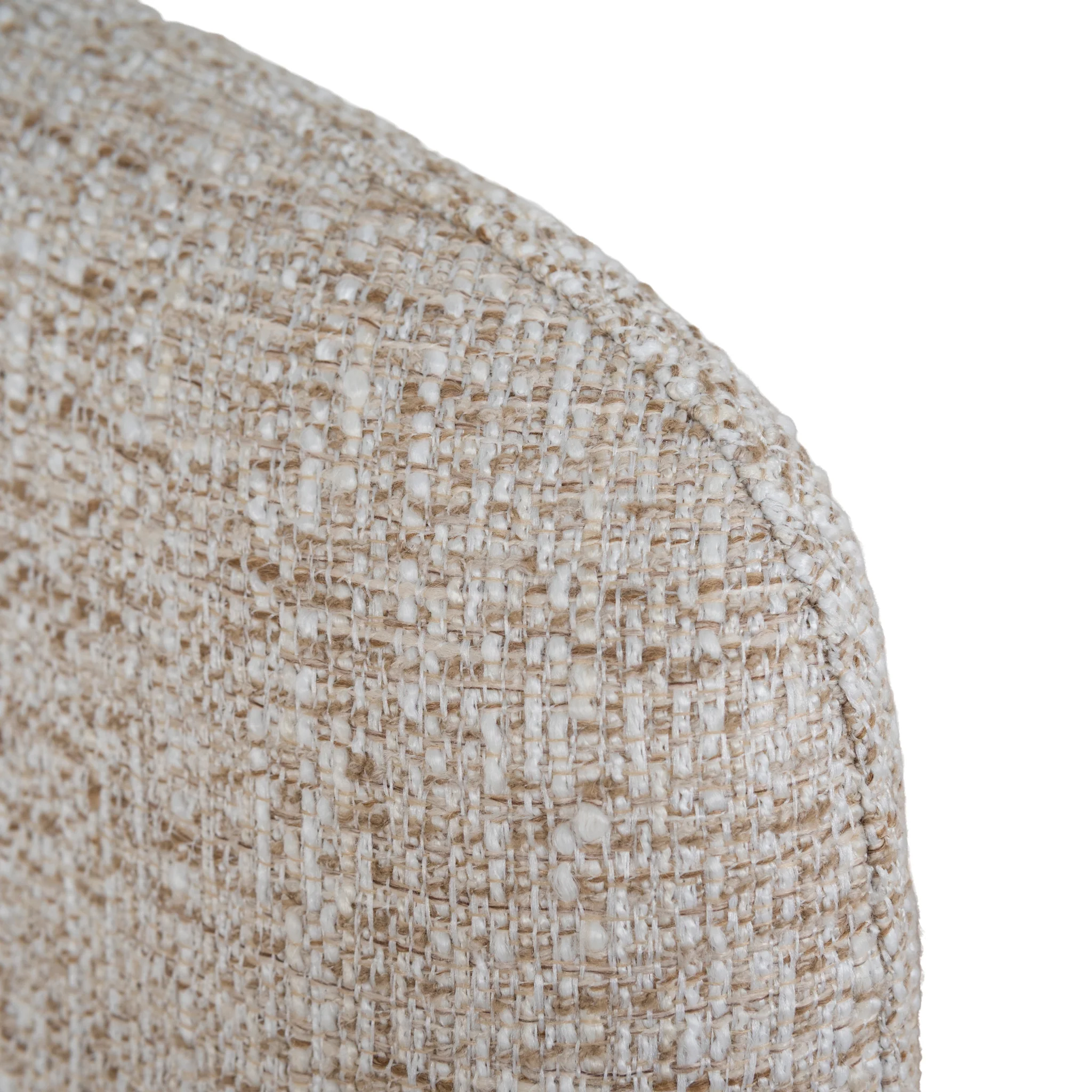 CDC10349-FH Fabric Dining Chair - Pale Beige - Image 12
