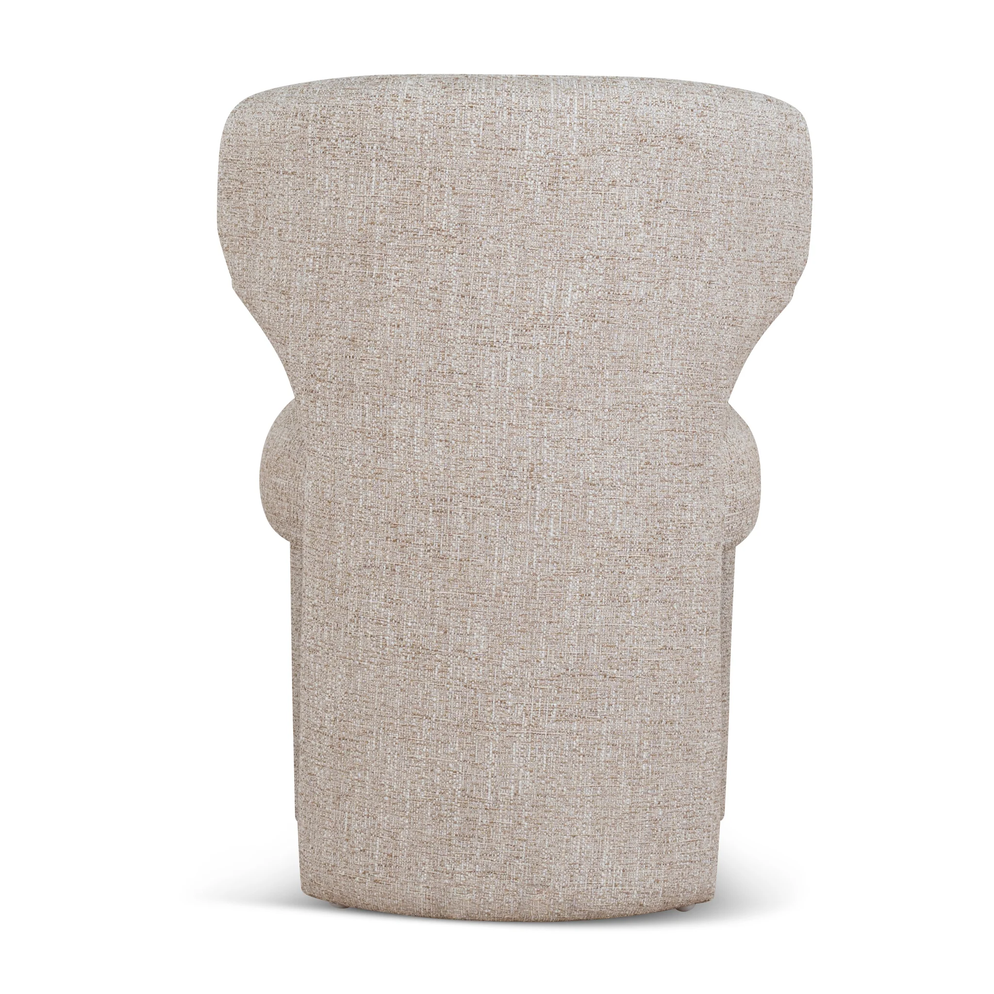 CDC10349-FH Fabric Dining Chair - Pale Beige - Image 5