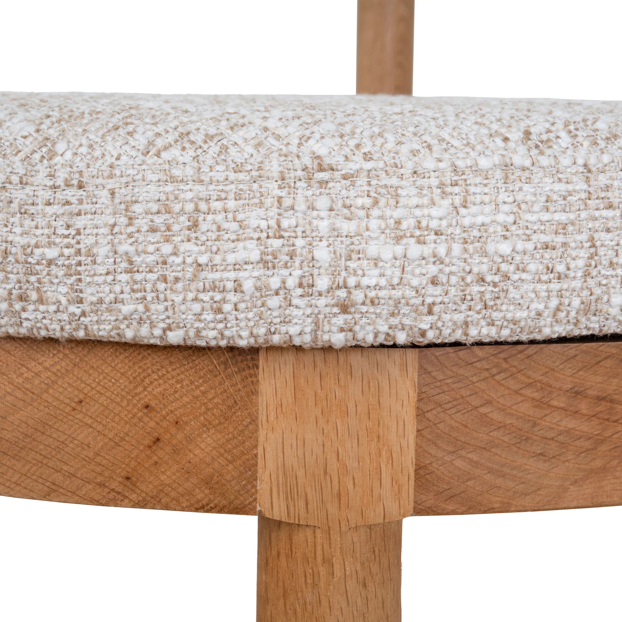CDC10421-LJ Natural Dining Chair - Pale Beige (Set of 2) - Image 11