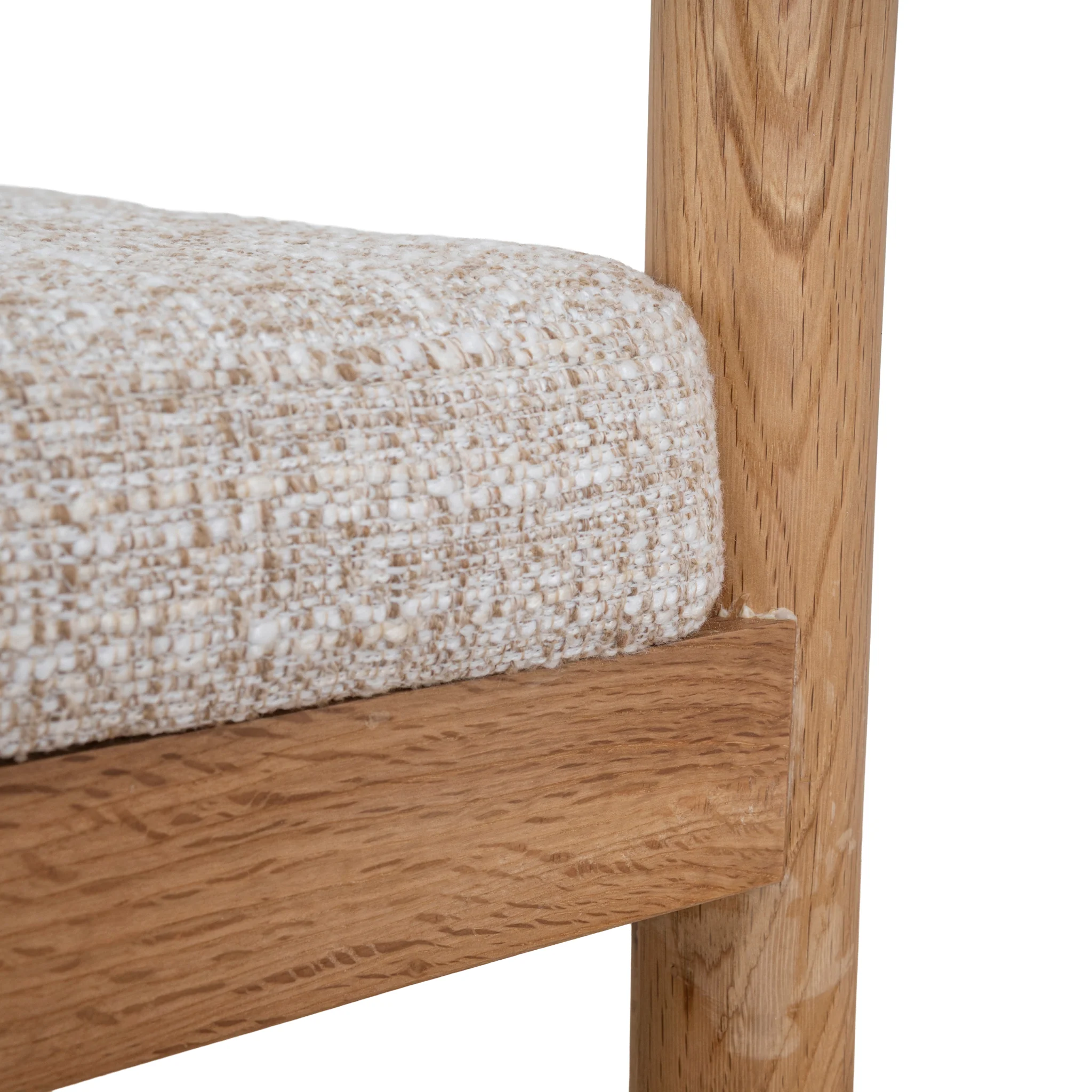 CDC10421-LJ Natural Dining Chair - Pale Beige (Set of 2) - Image 12