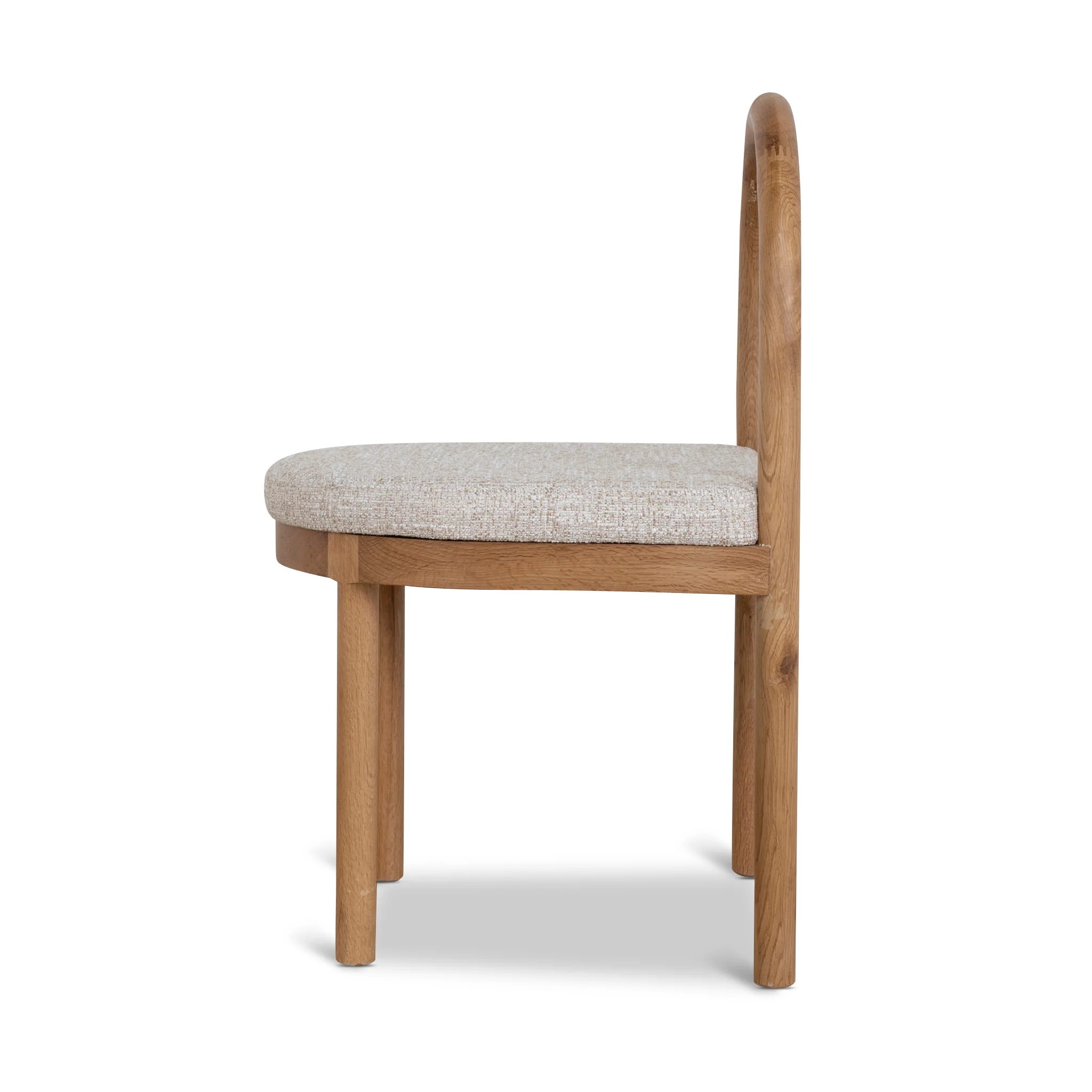 CDC10421-LJ Natural Dining Chair - Pale Beige (Set of 2) - Image 4
