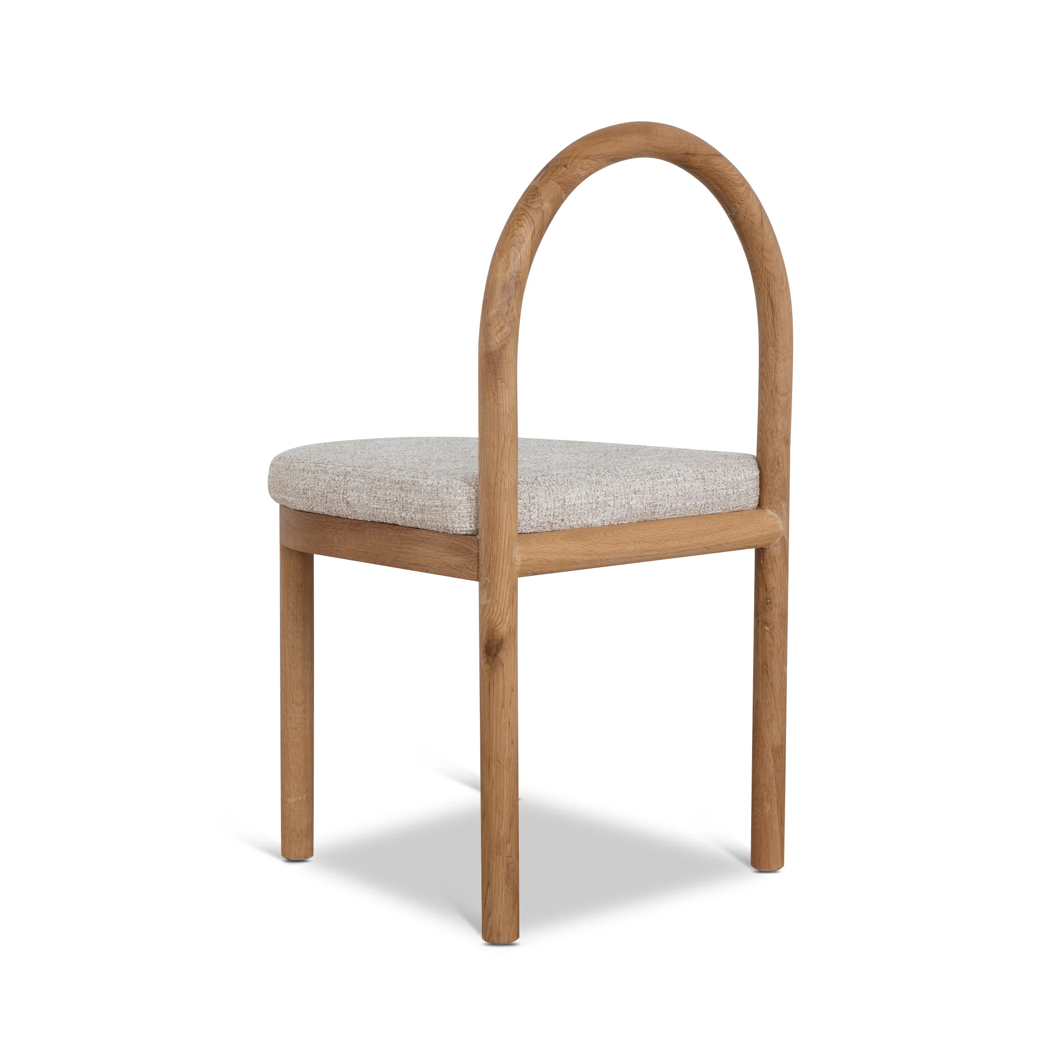 CDC10421-LJ Natural Dining Chair - Pale Beige (Set of 2) - Image 5