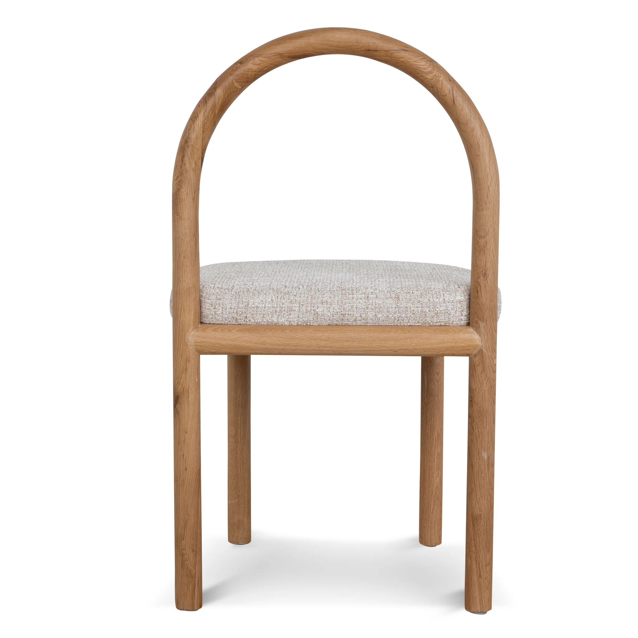 CDC10421-LJ Natural Dining Chair - Pale Beige (Set of 2) - Image 6