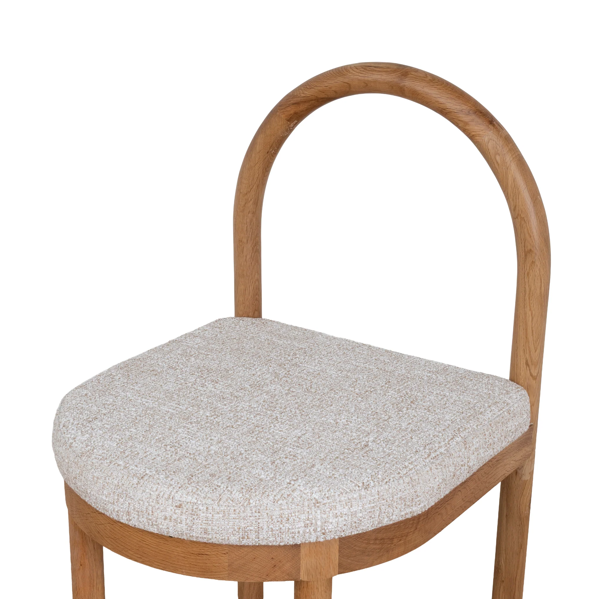 CDC10421-LJ Natural Dining Chair - Pale Beige (Set of 2) - Image 9