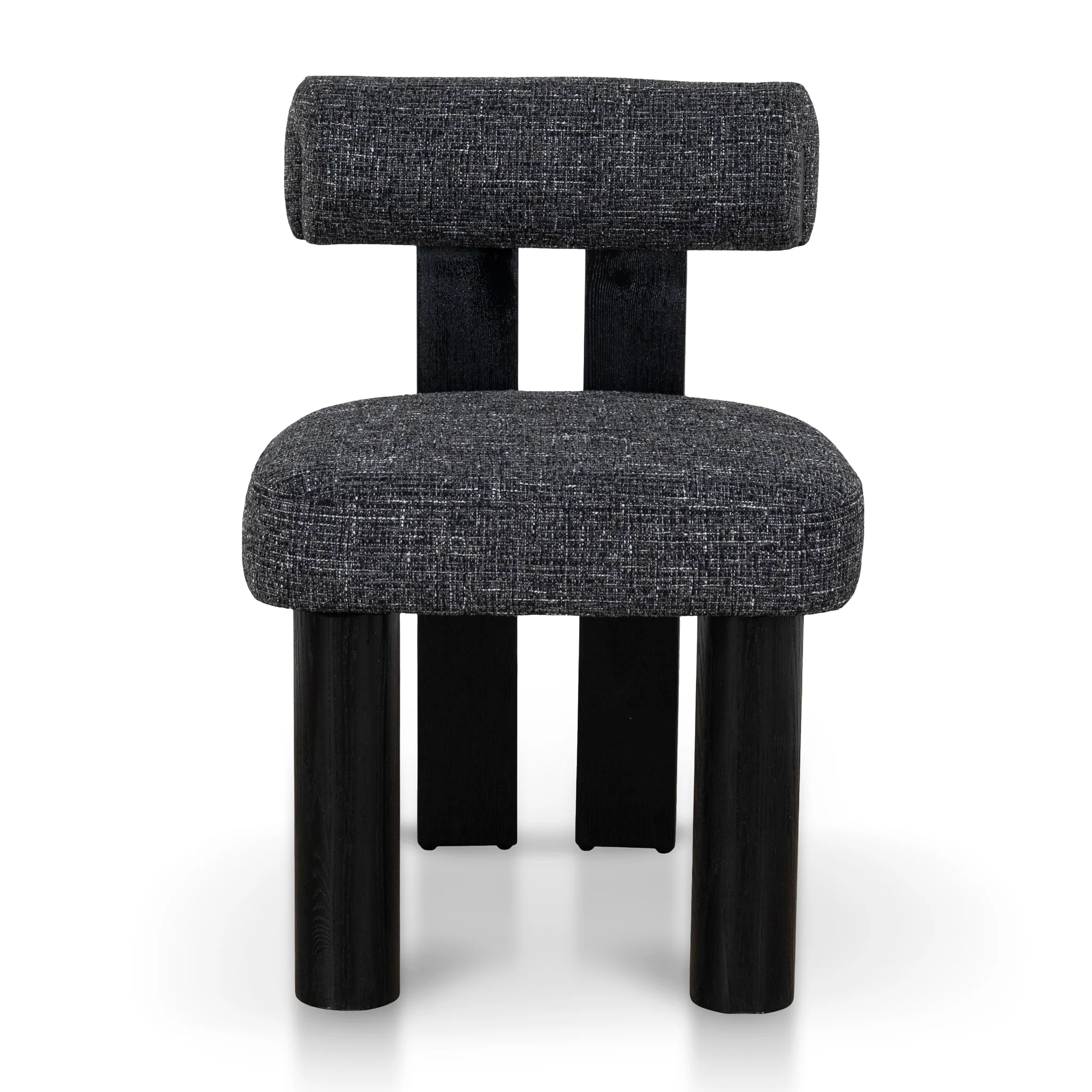CDC10480-OLS Black Dining Chair - Field Charcoal (Set of 2) - Image 3