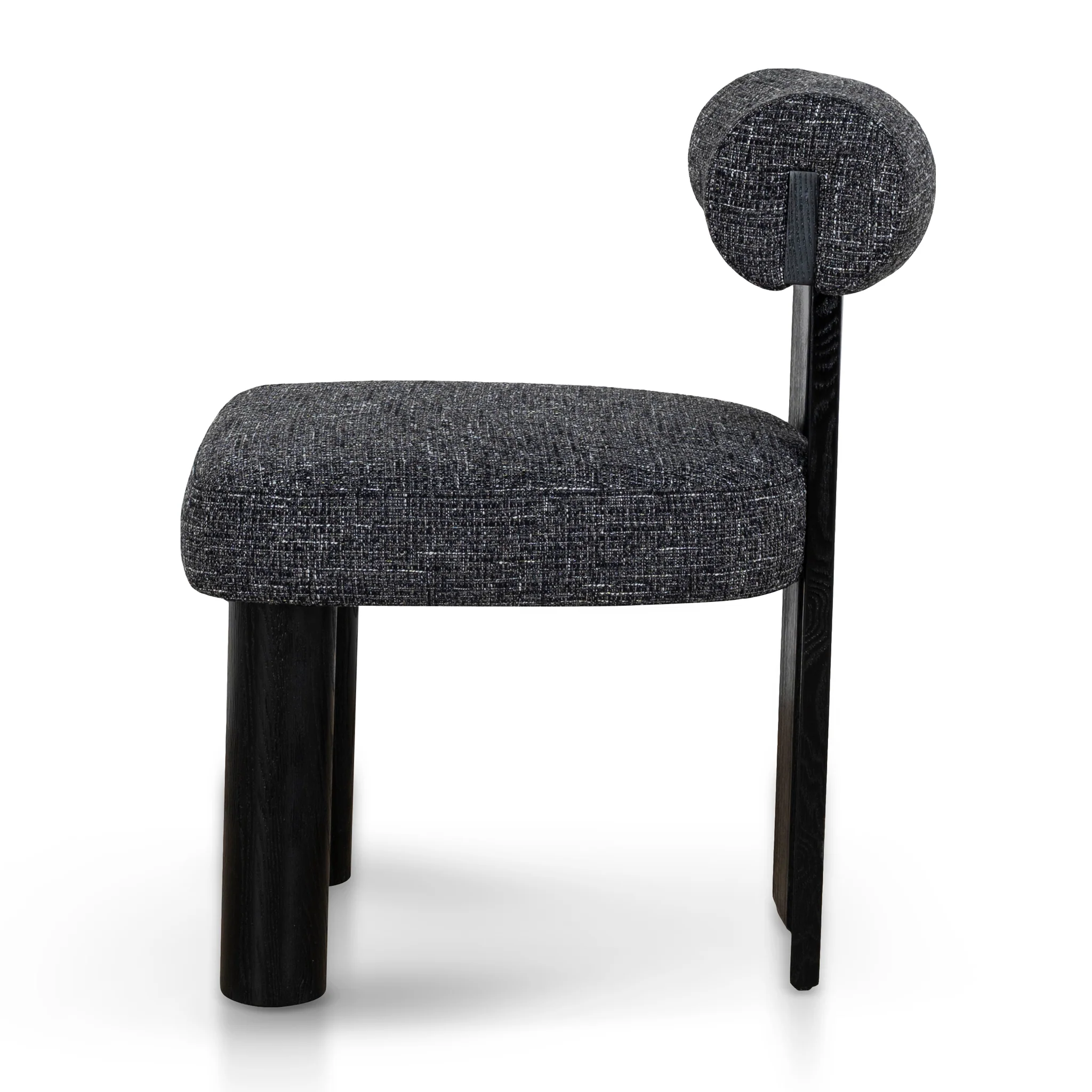 CDC10480-OLS Black Dining Chair - Field Charcoal (Set of 2) - Image 4