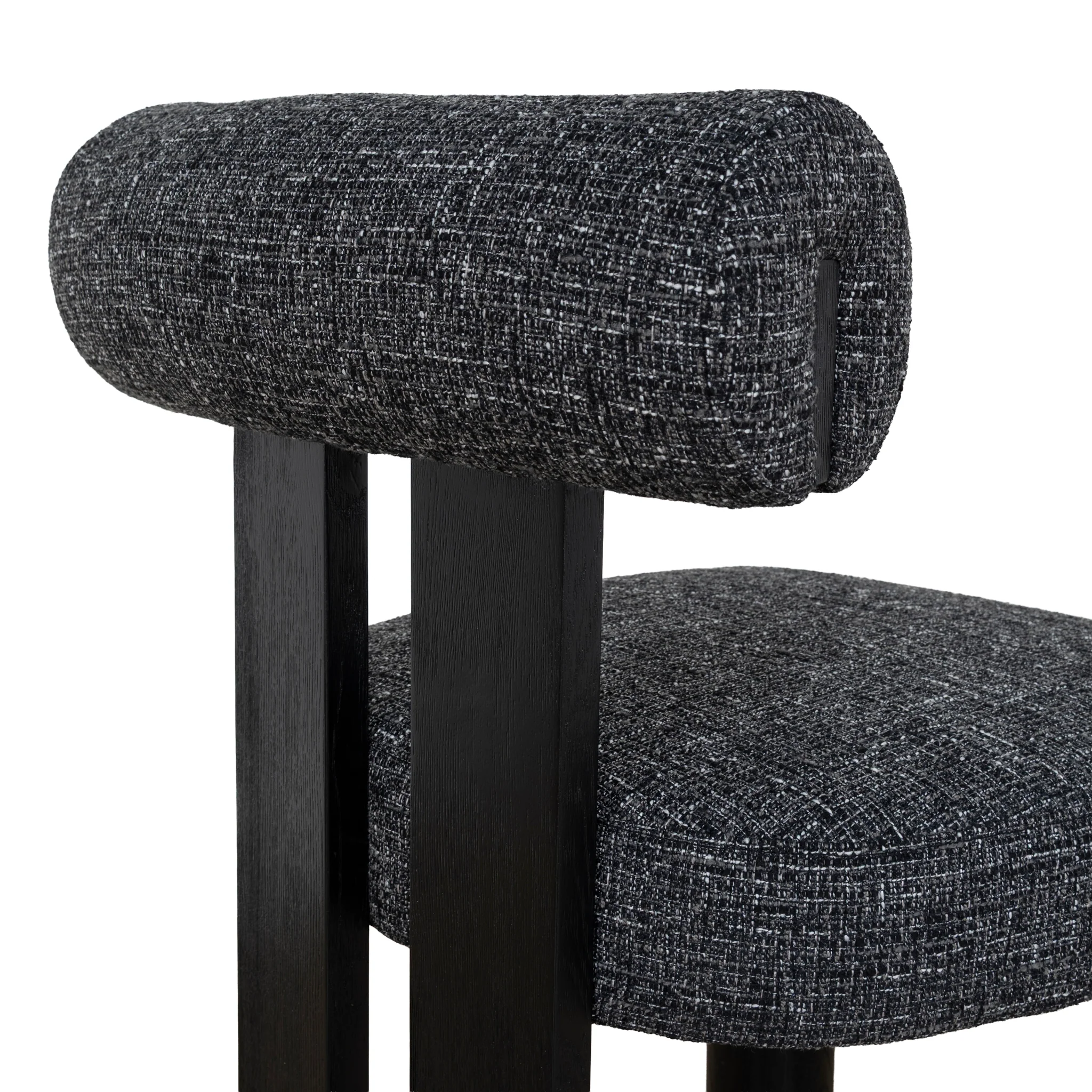CDC10480-OLS Black Dining Chair - Field Charcoal (Set of 2) - Image 8